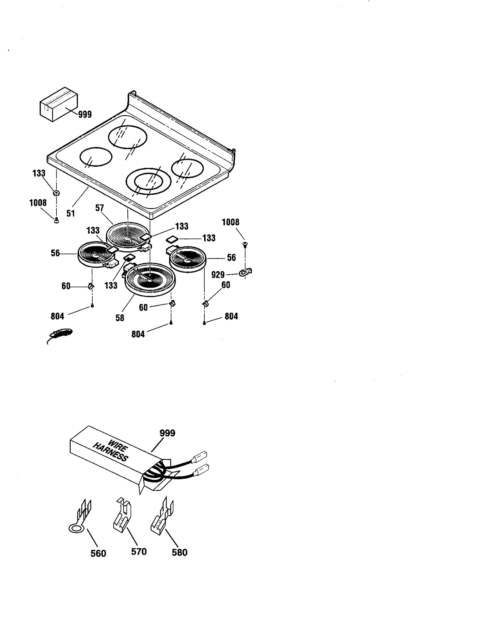 MAINTOP/WIRING COMPONENTS