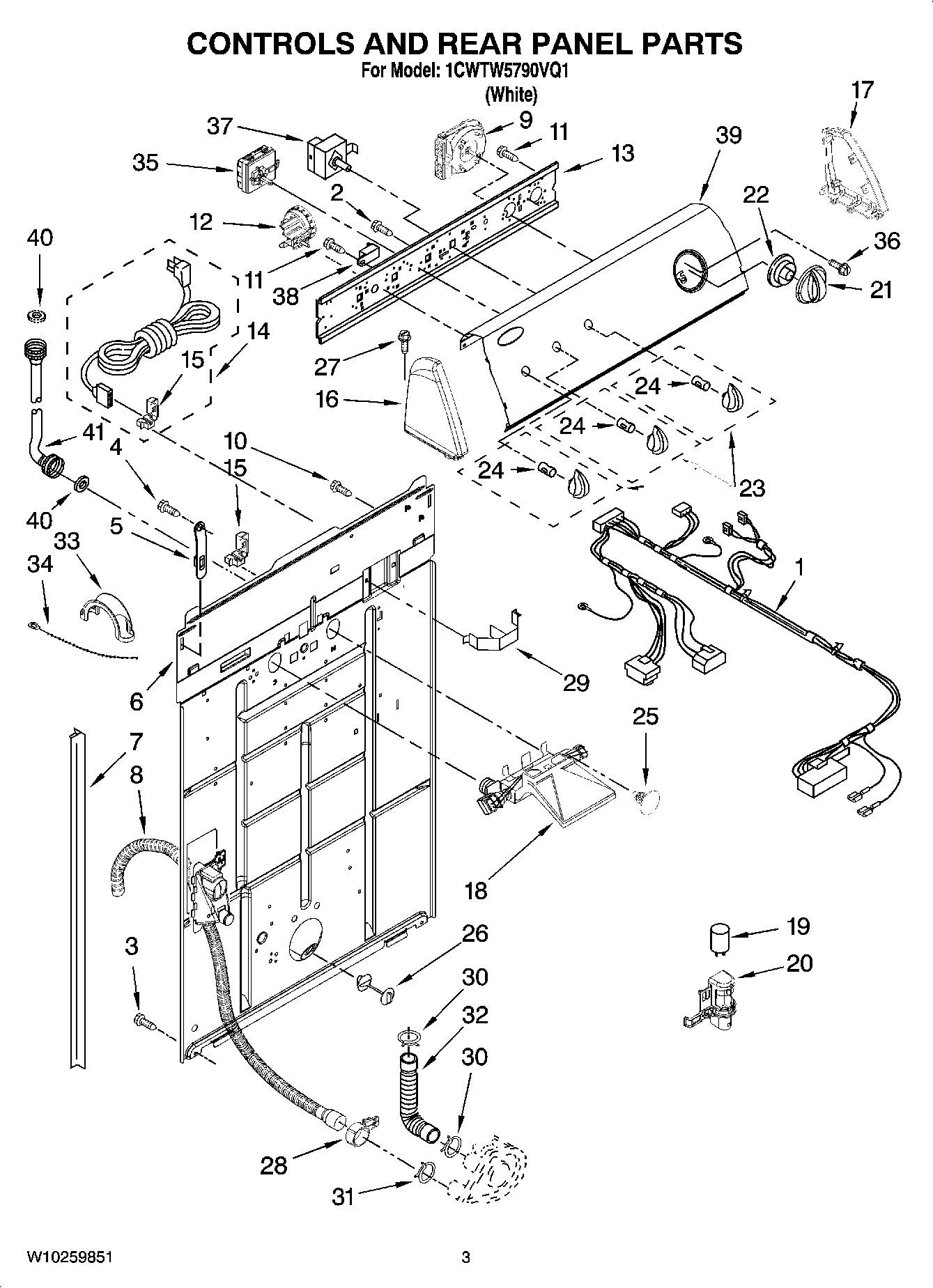 02 - CONTROLS AND REAR PANEL PARTS