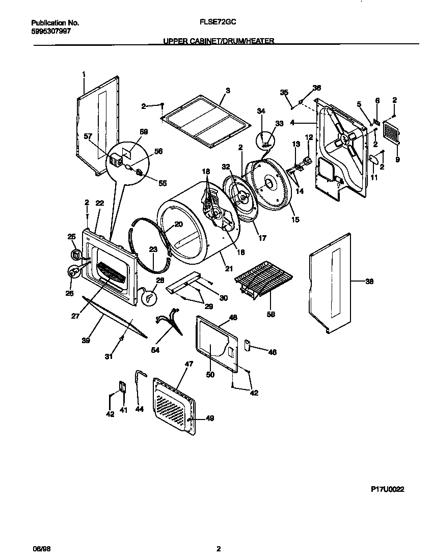 02 - UPPER CABINET/DRUM/HEATER