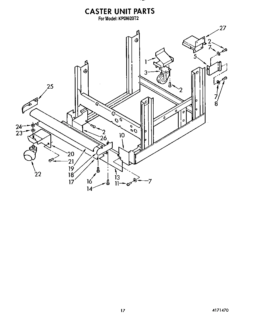 14 - CASTER UNIT