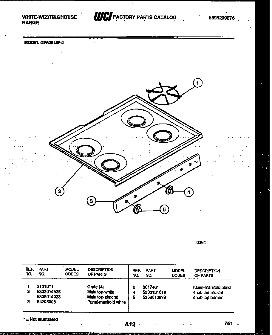 03 - COOKTOP PARTS