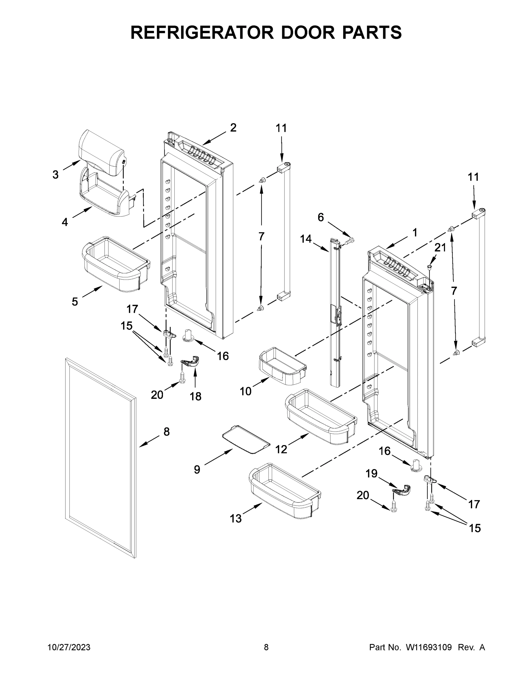05 - REFRIGERATOR DOOR PARTS