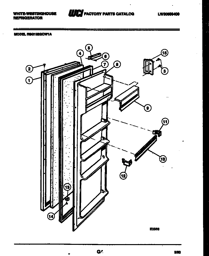 03 - REFRIGERATOR DOOR PARTS