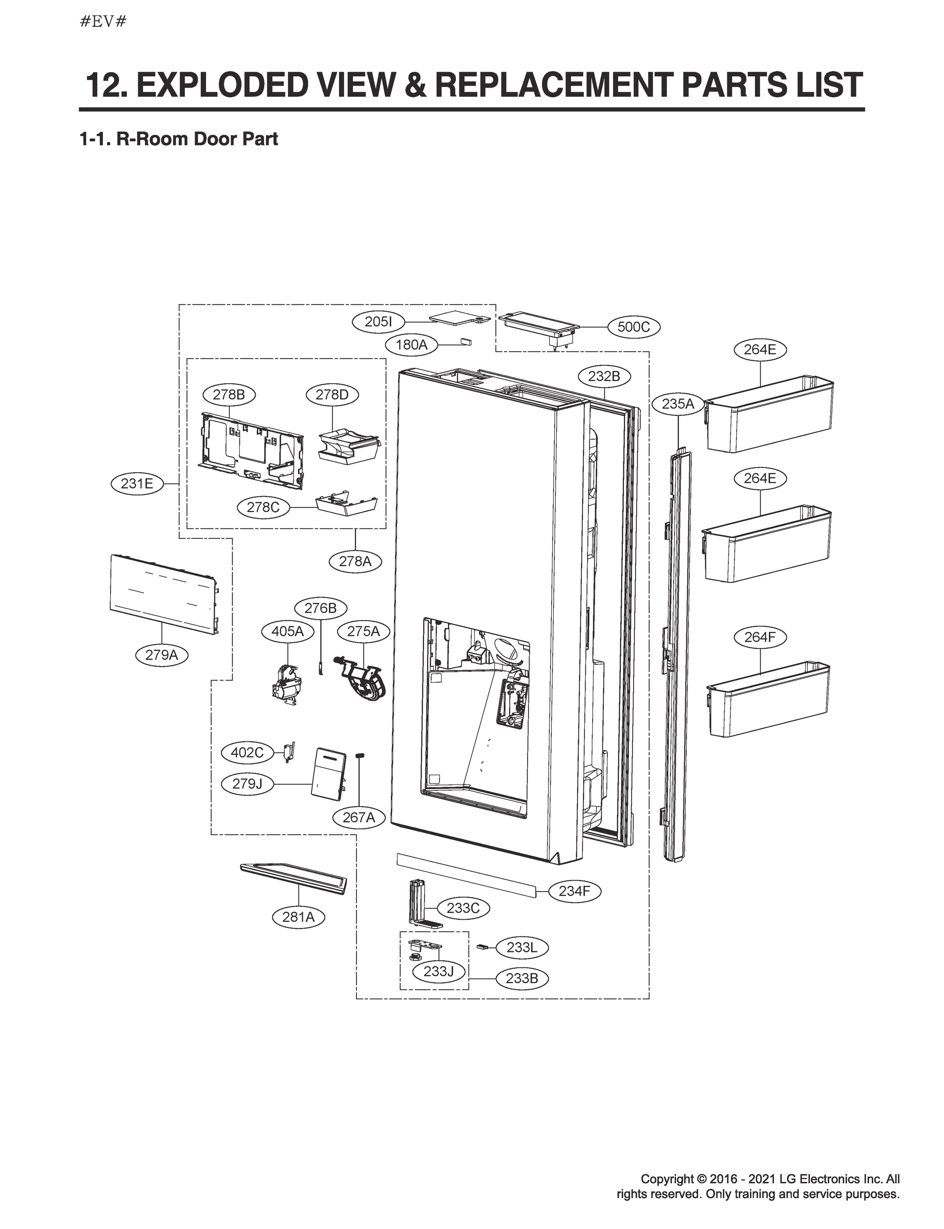 R-ROOM DOOR PART