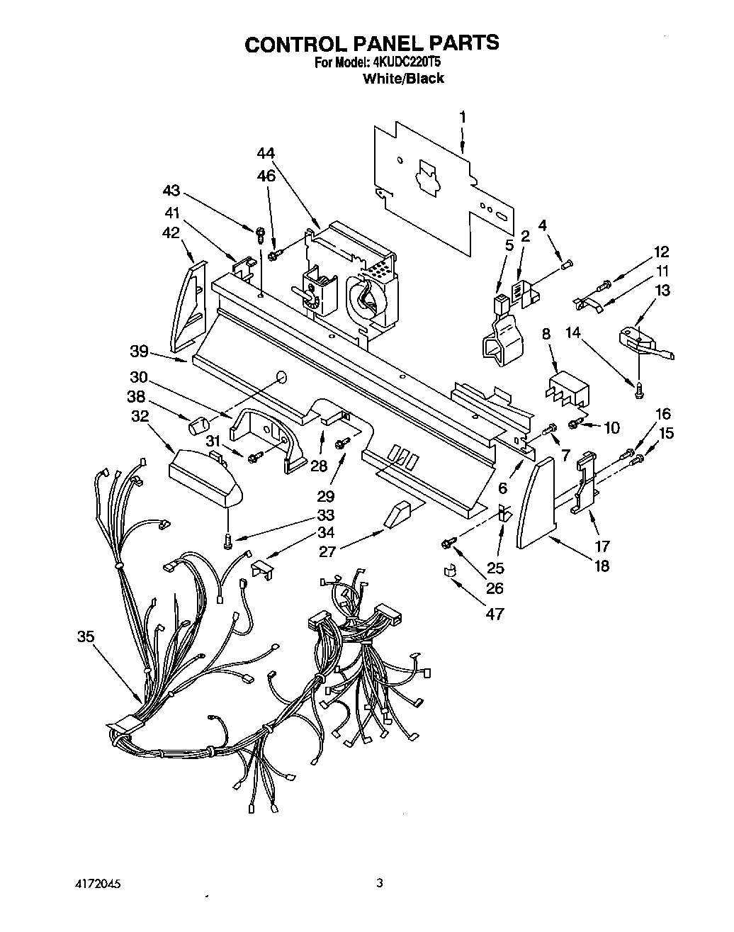 03 - CONTROL PANEL, LITERATURE/OPTIONAL