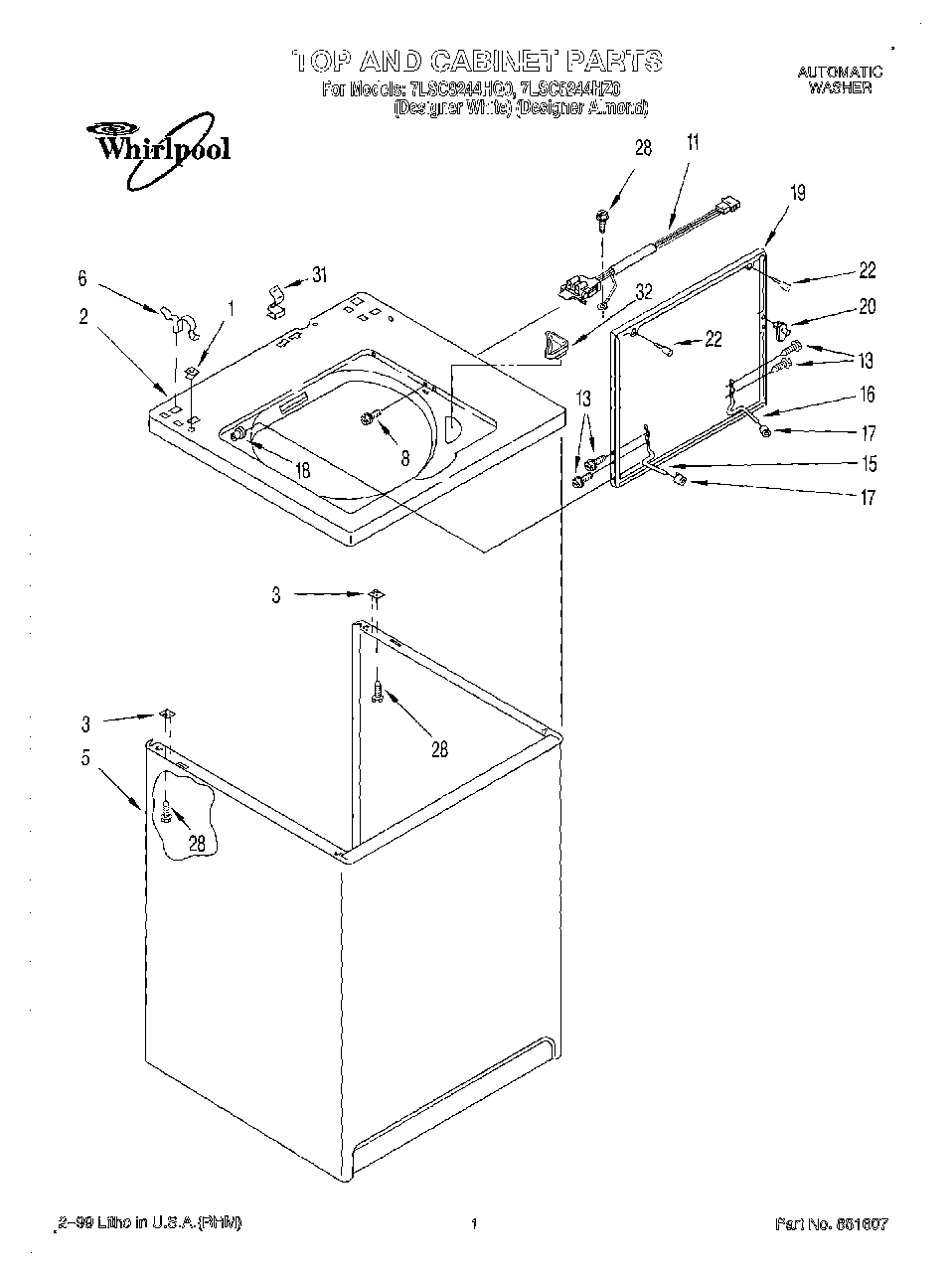 01 - TOP AND CABINET