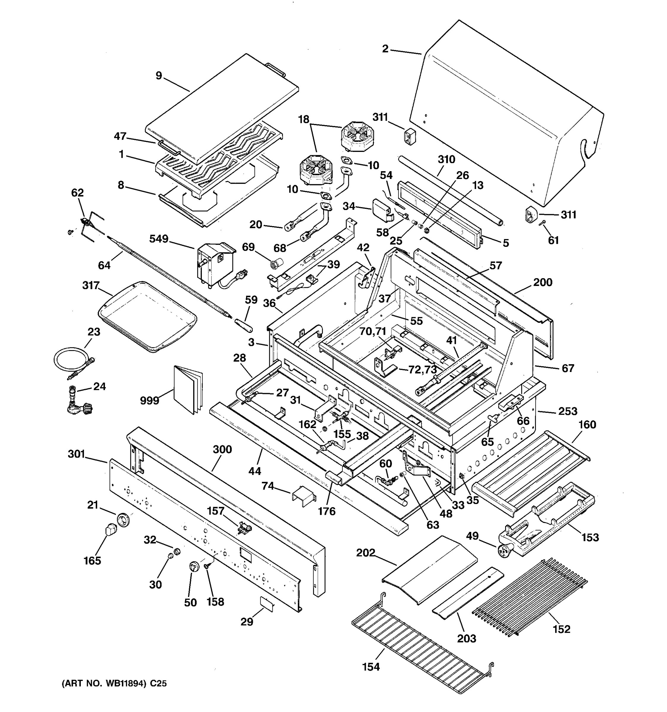 GAS GRILL PARTS