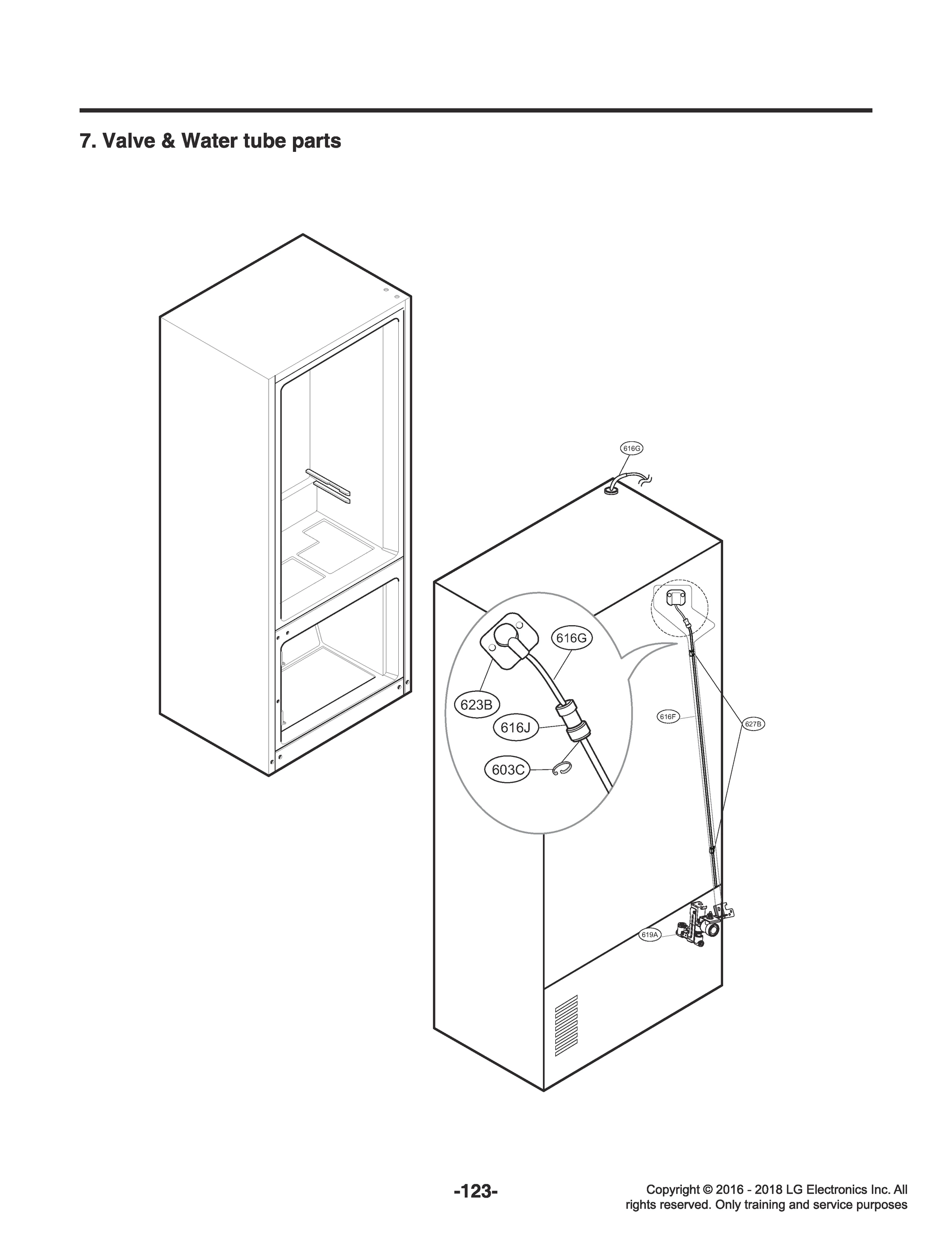 VALVE & WATER TUBE PARTS