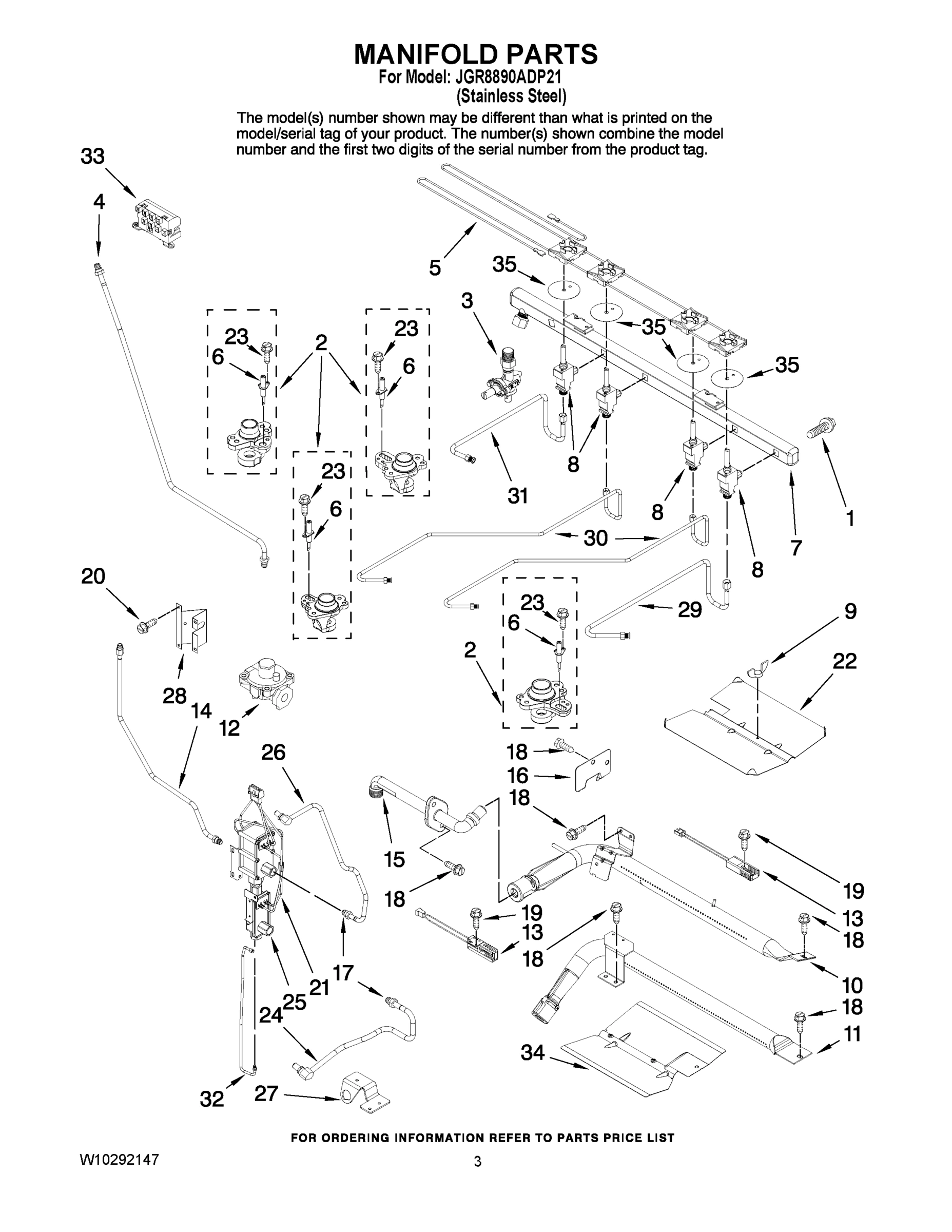 03 - MANIFOLD PARTS