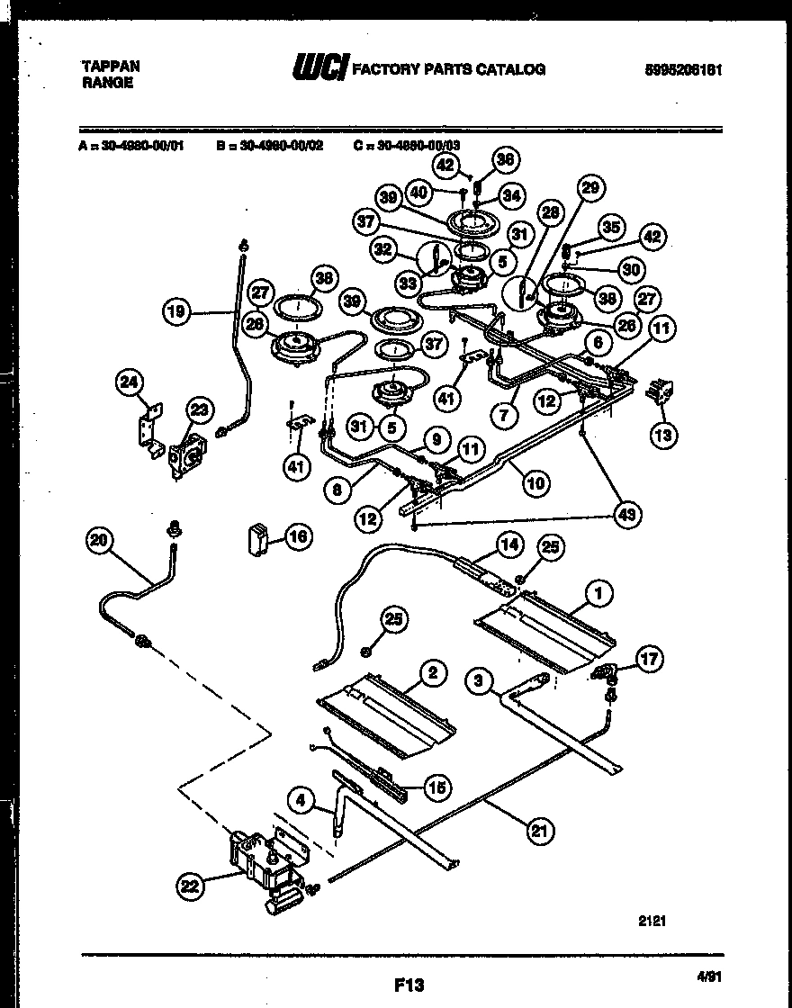 05 - BURNER, MANIFOLD AND GAS CONTROL