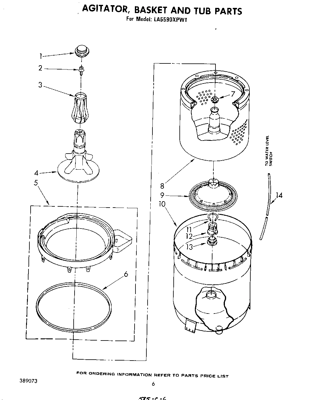 04 - AGITATOR, BASKET AND TUB