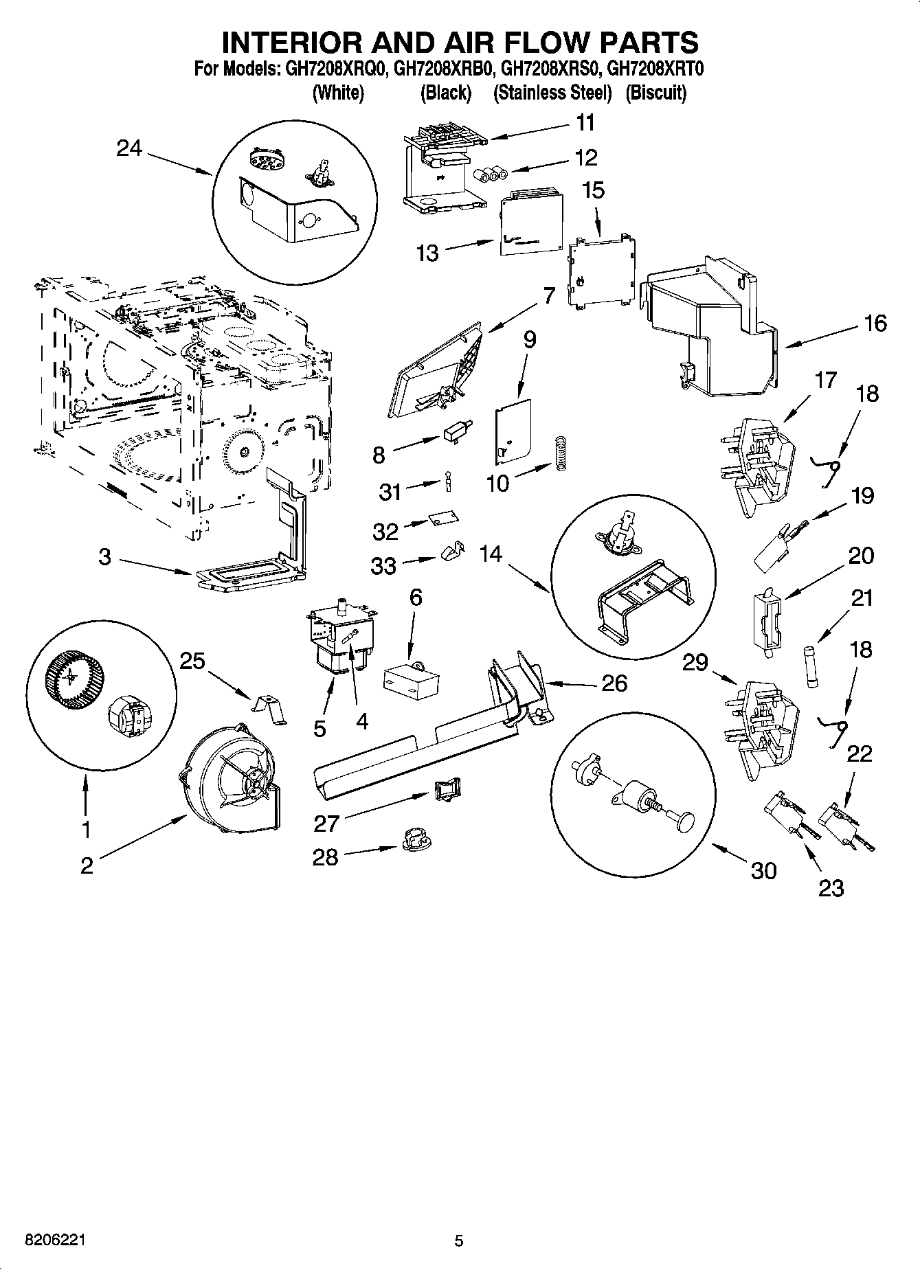 04 - INTERIOR AND AIR FLOW PARTS
