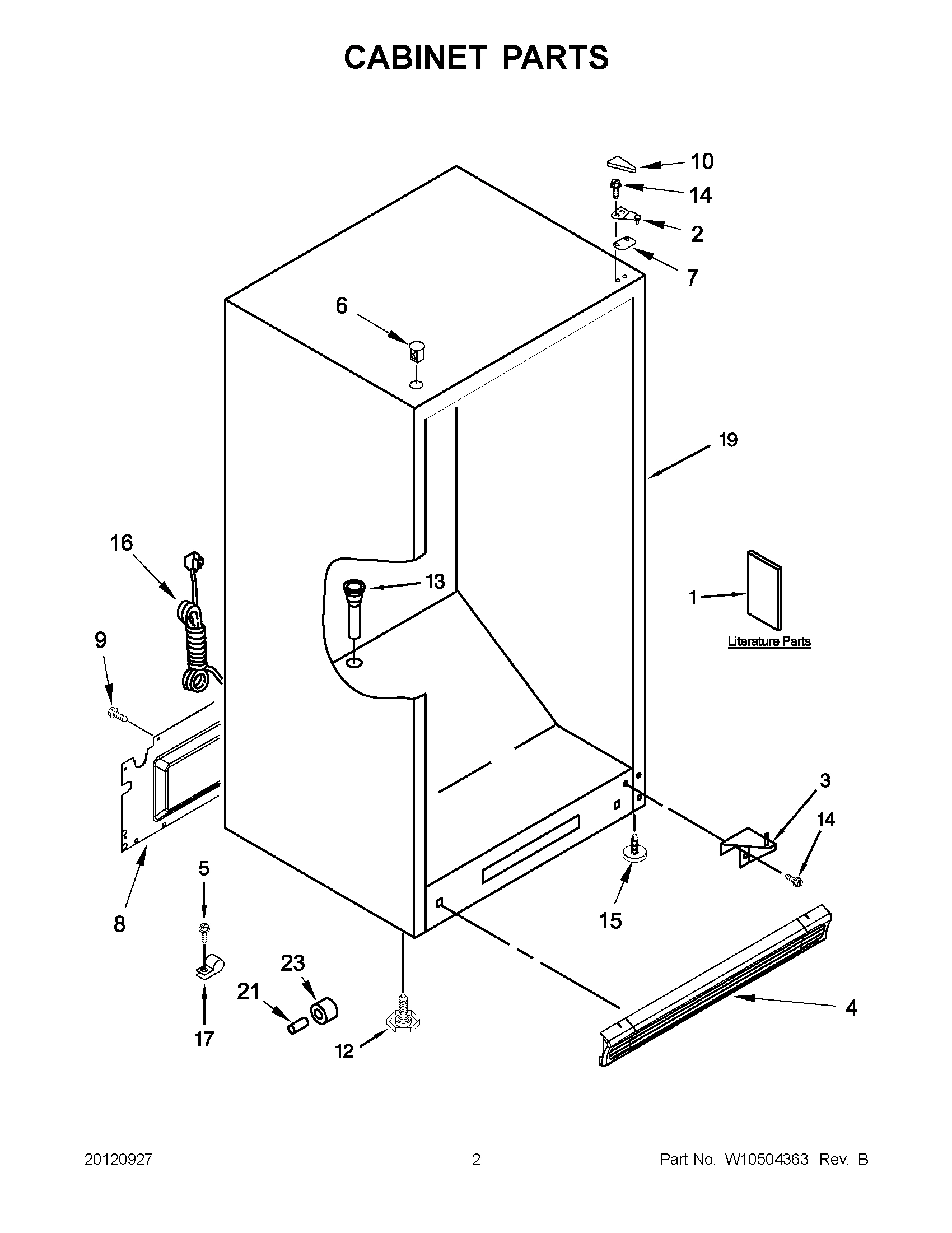01 - CABINET PARTS