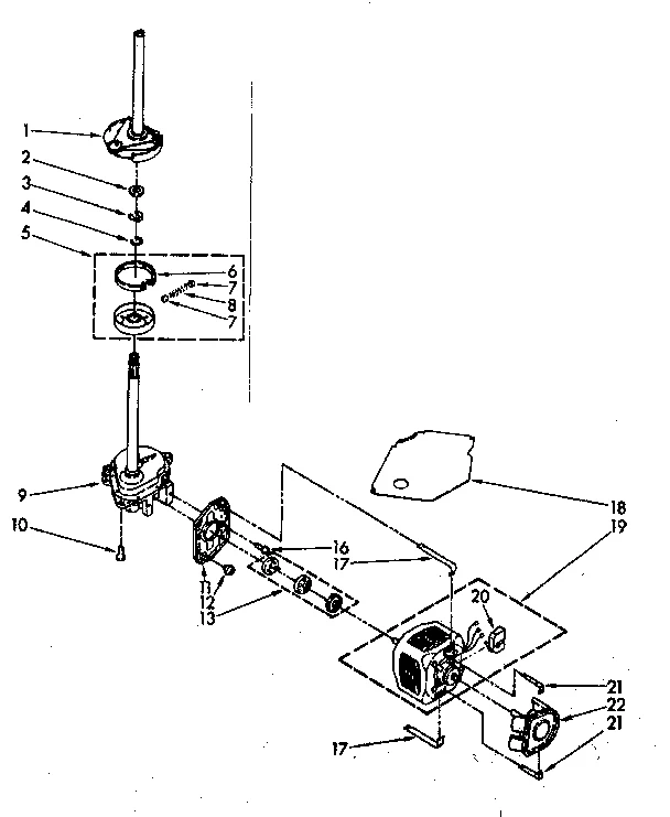 BRAKE, CLUTCH, GEARCASE, MOTOR AND PUMP PARTS
