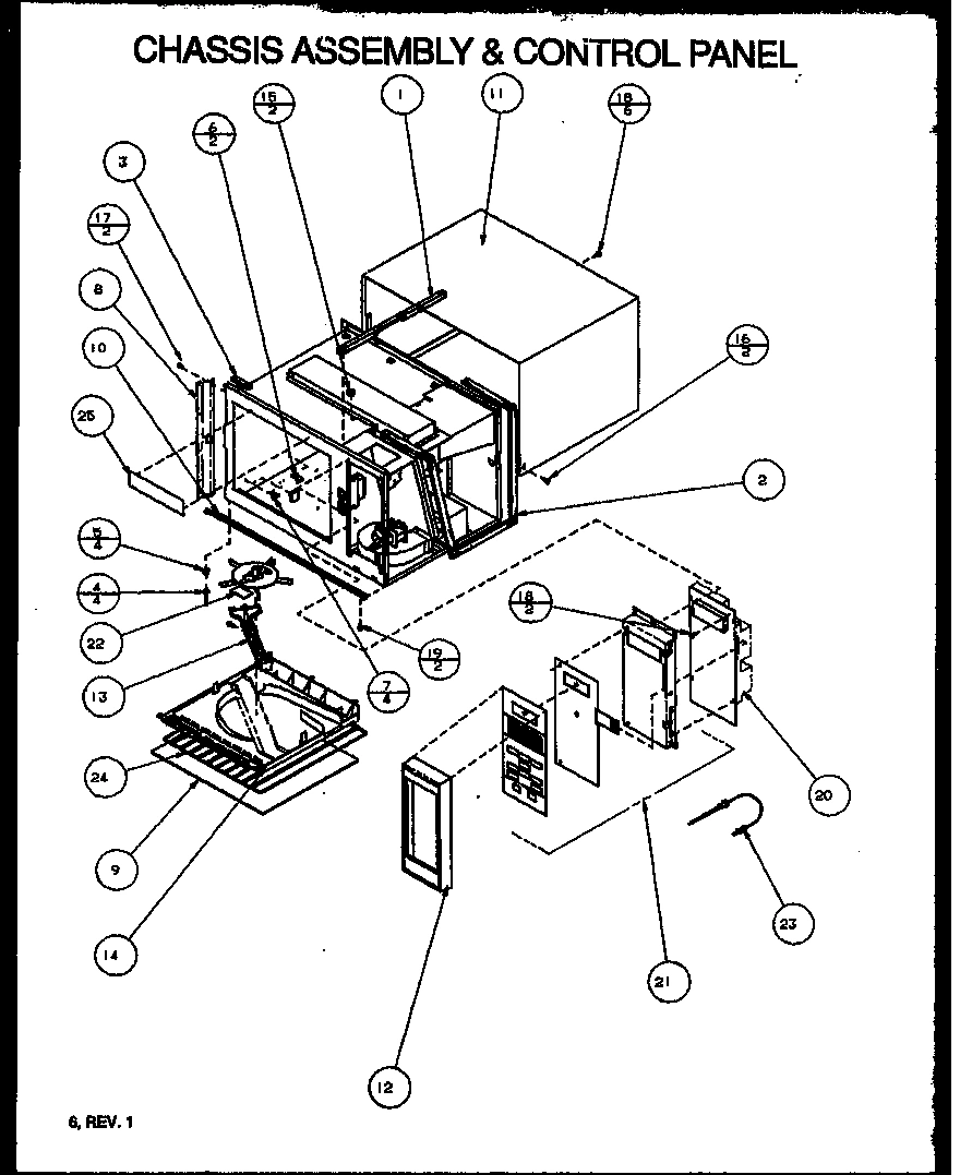 01 - CHASSIS ASSY & CONTROL PANEL