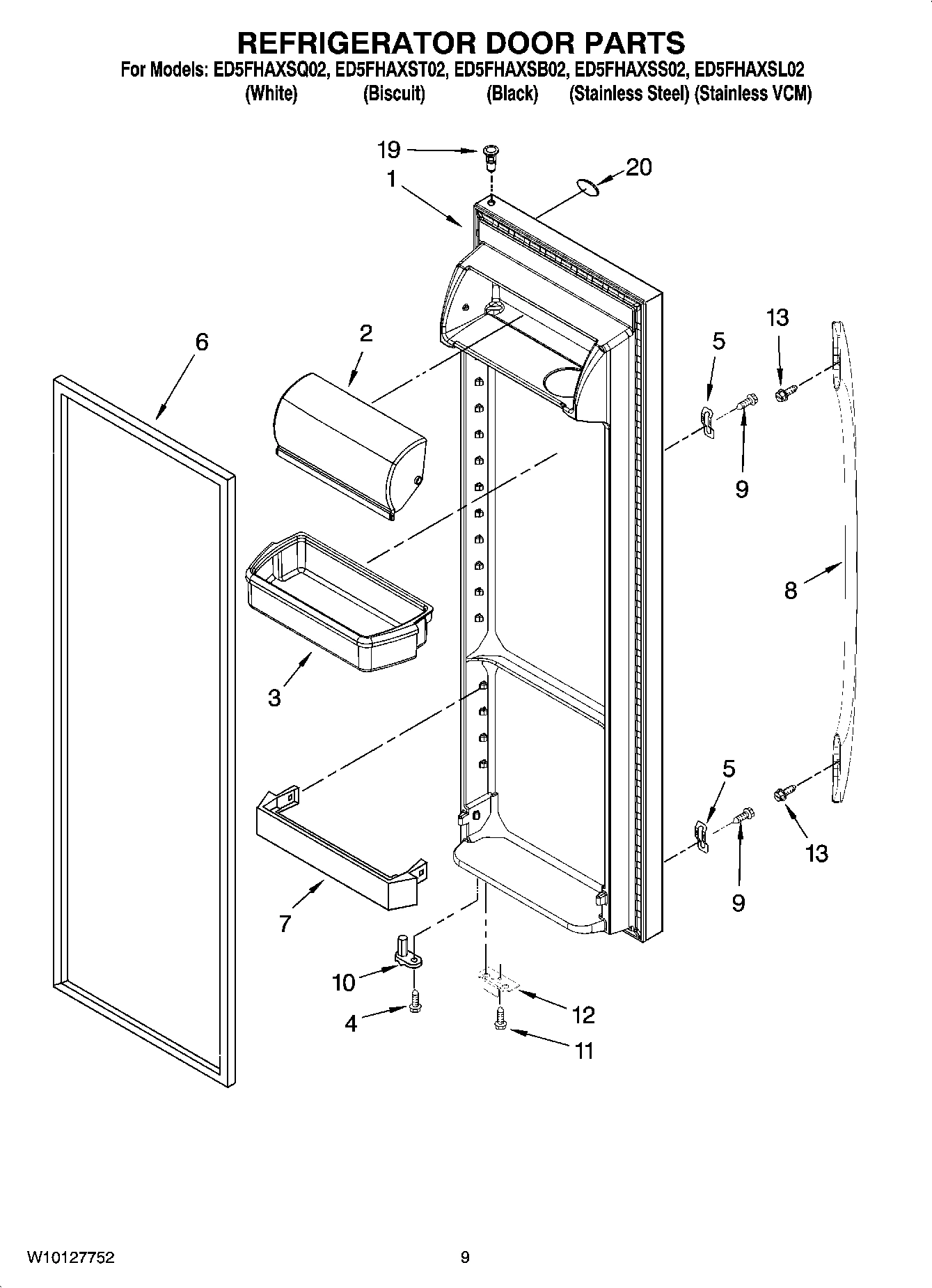 06 - REFRIGERATOR DOOR PARTS
