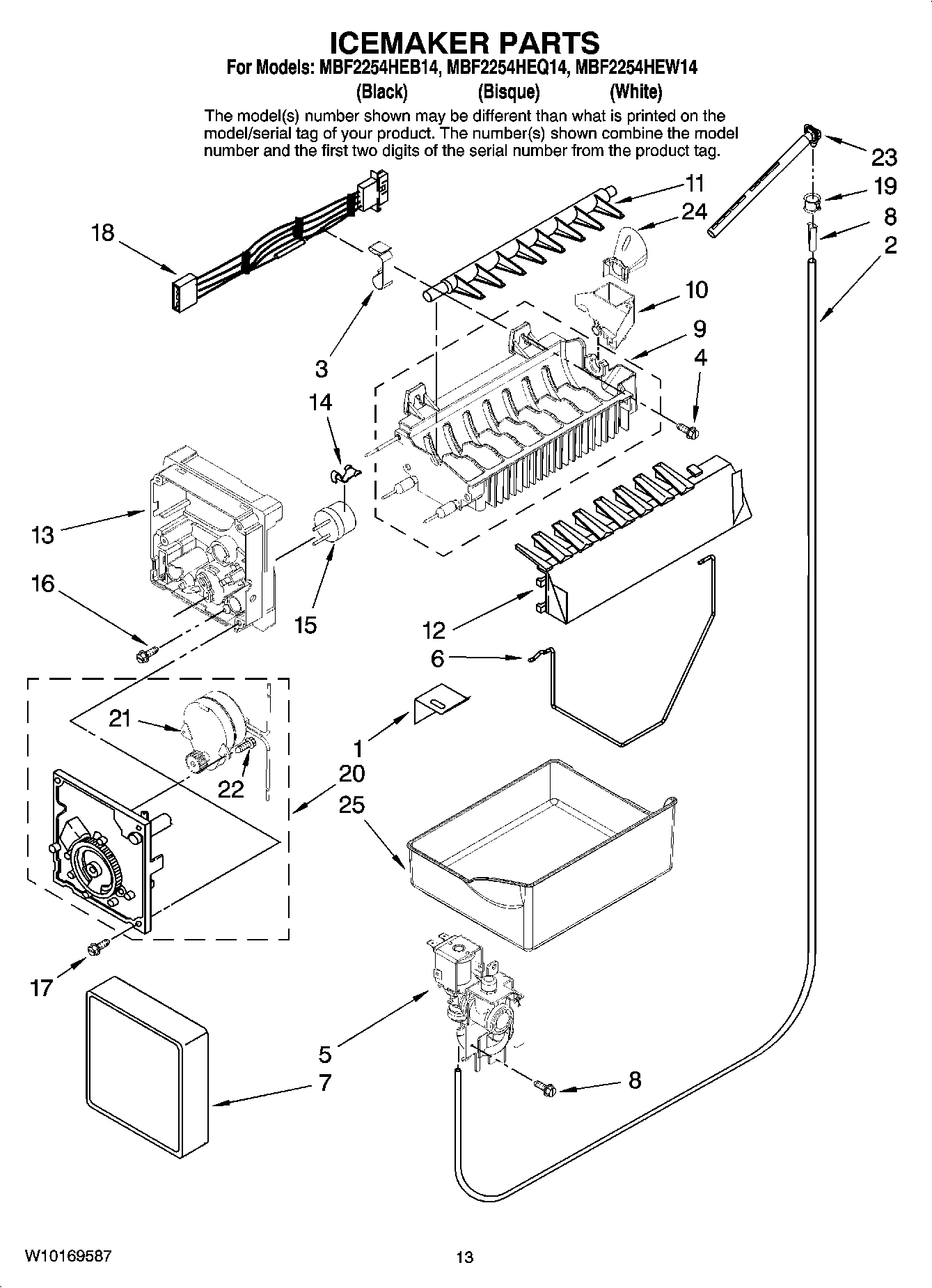08 - ICEMAKER PARTS, OPTIONAL PARTS