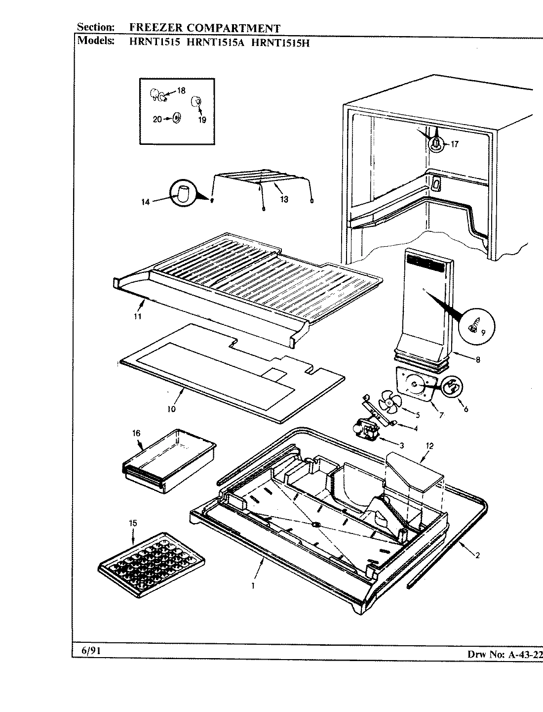 01 - FREEZER COMPARTMENT
