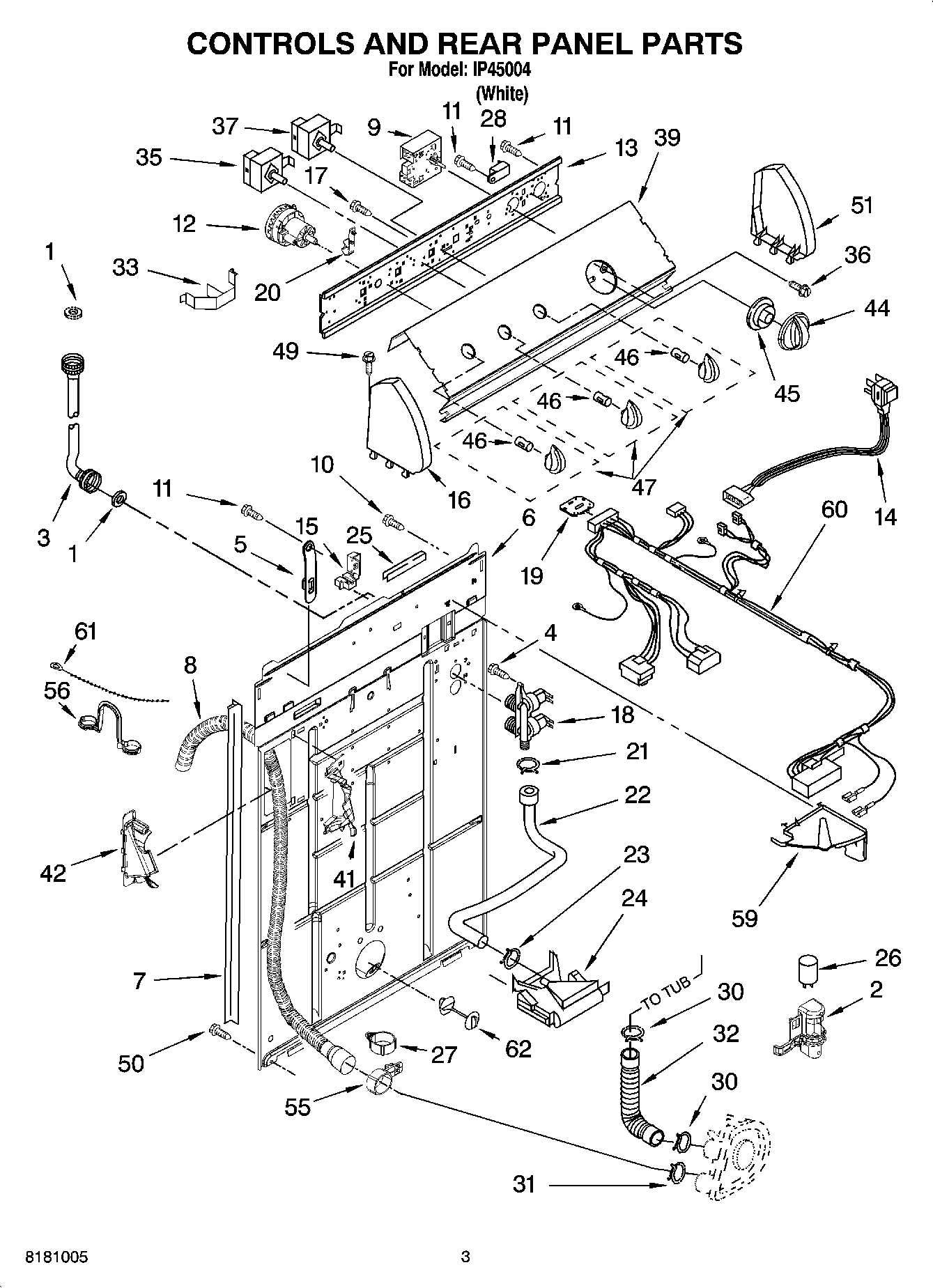 02 - CONTROLS AND REAR PANEL PARTS