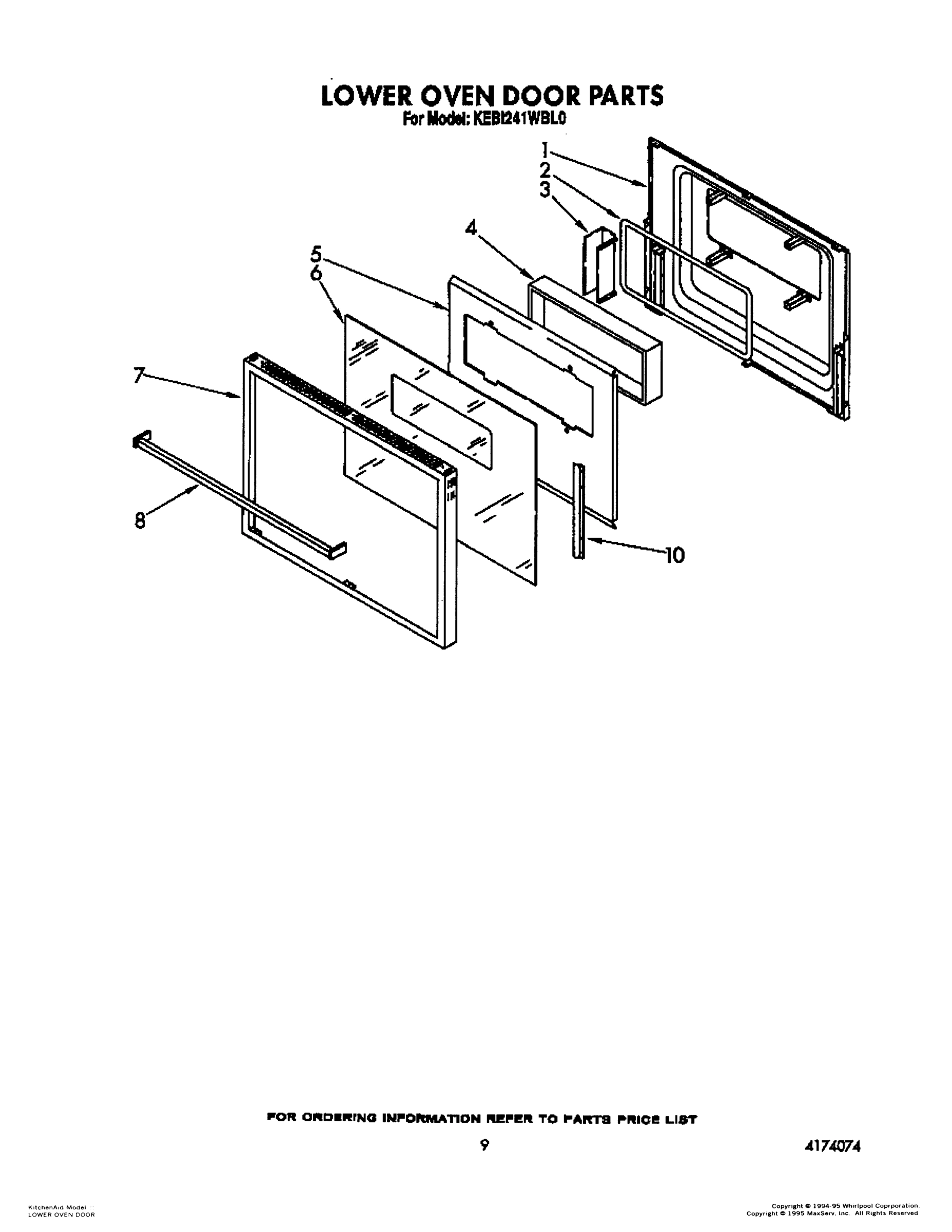 06 - LOWER OVEN DOOR