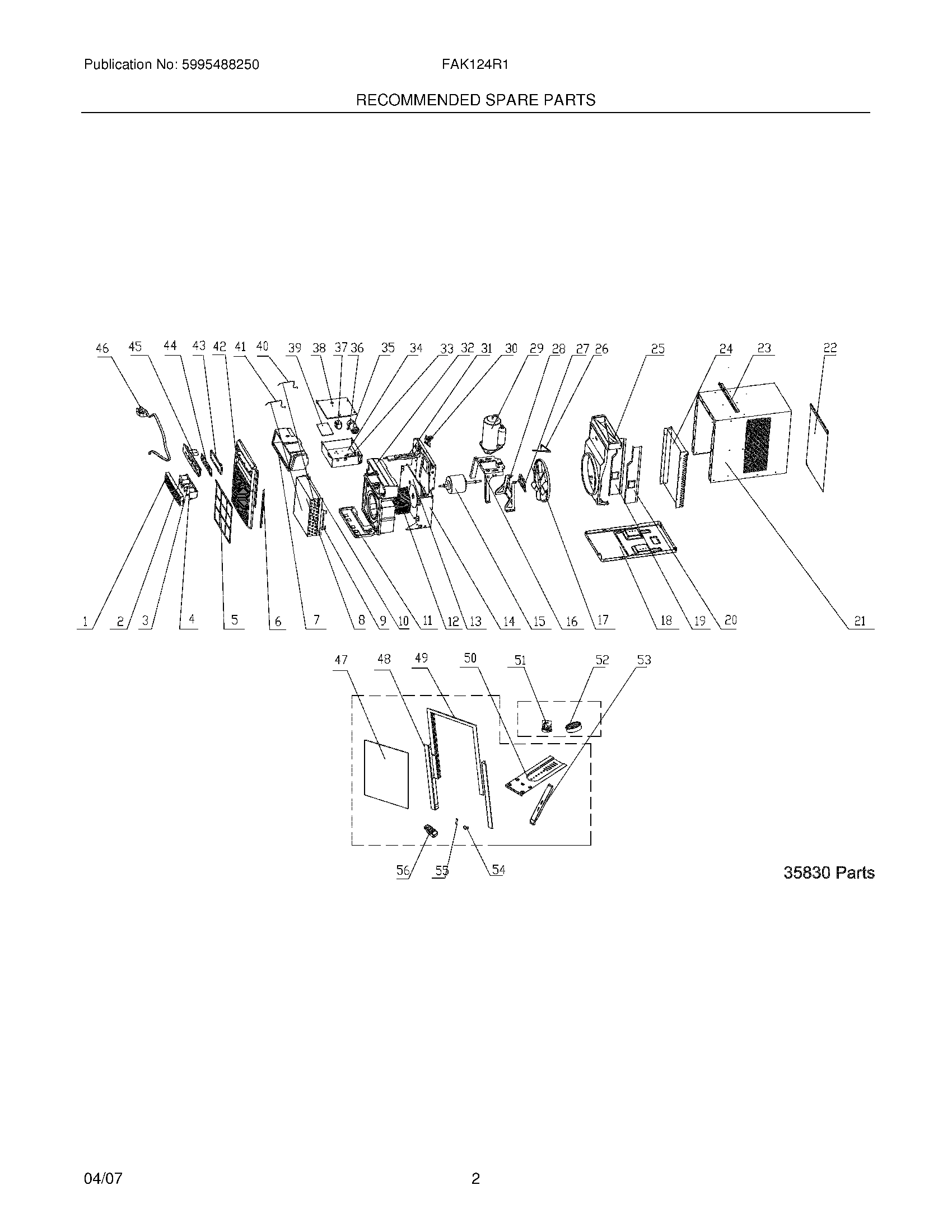 03 - RECOMMENDED SPARE PARTS