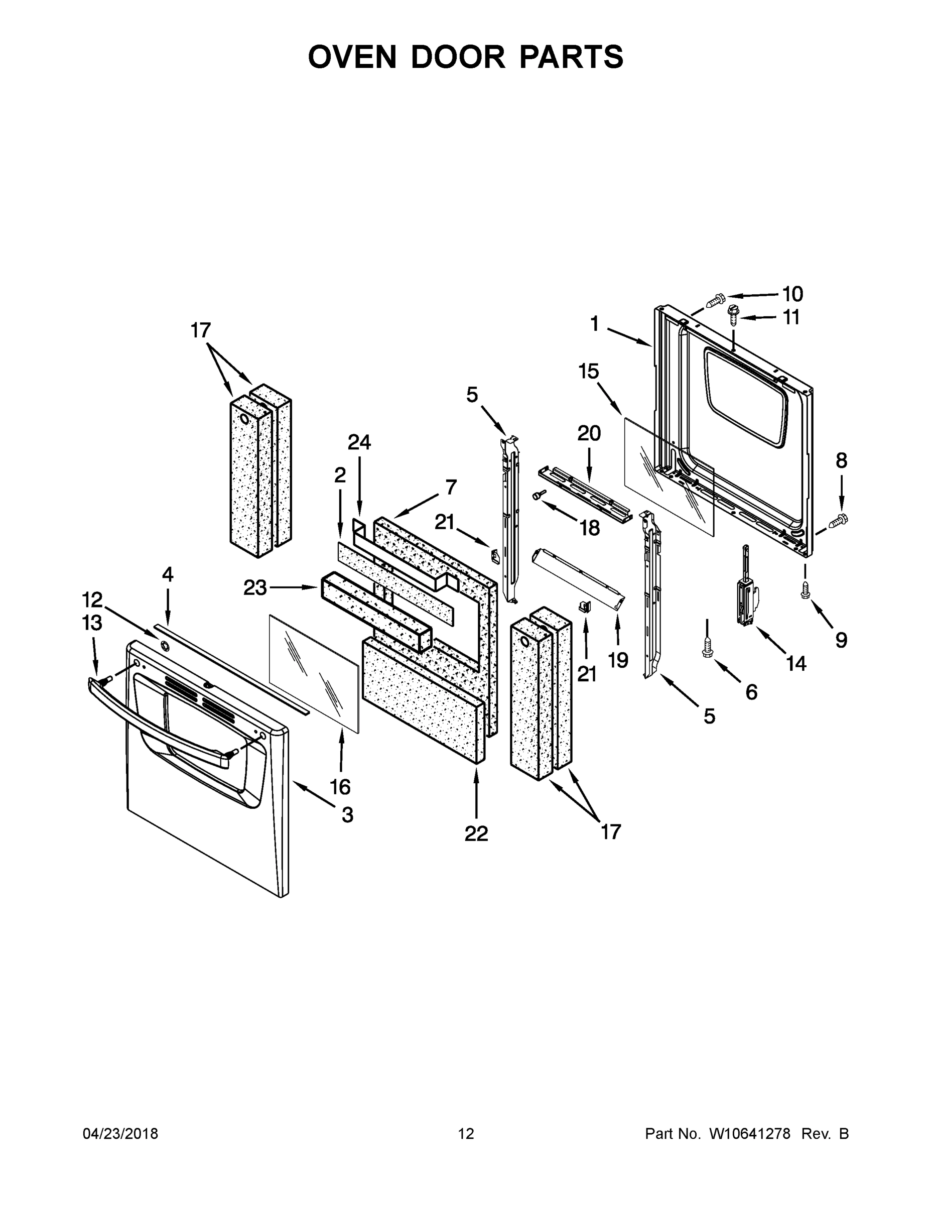 07 - OVEN DOOR PARTS