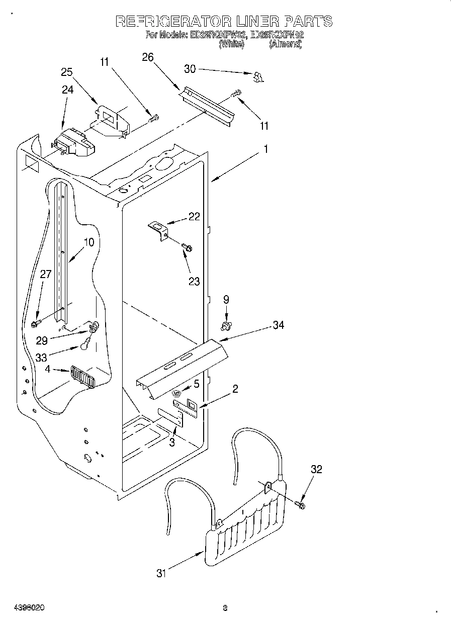 02 - REFRIGERATOR LINER
