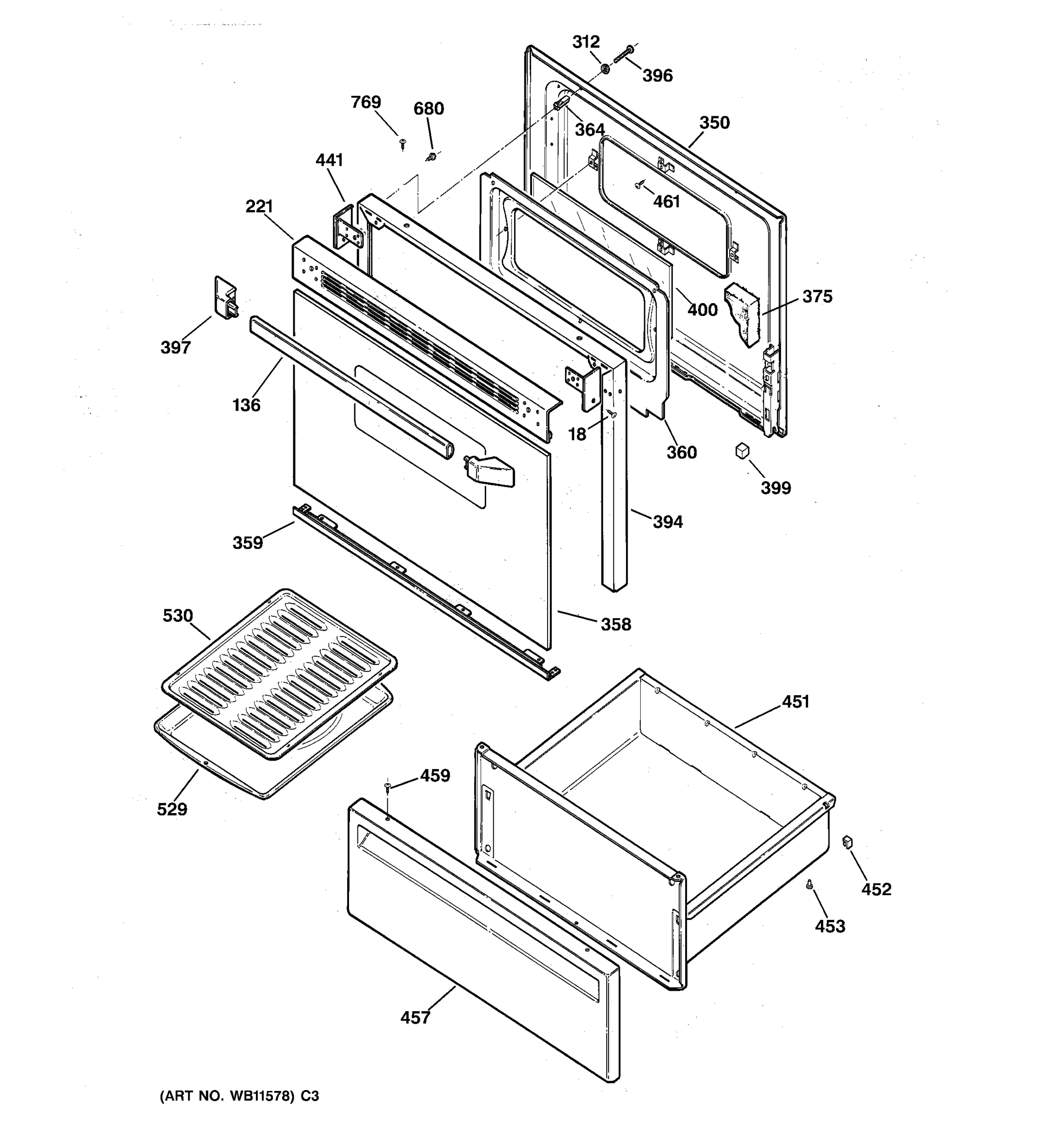 DOOR & DRAWER PARTS