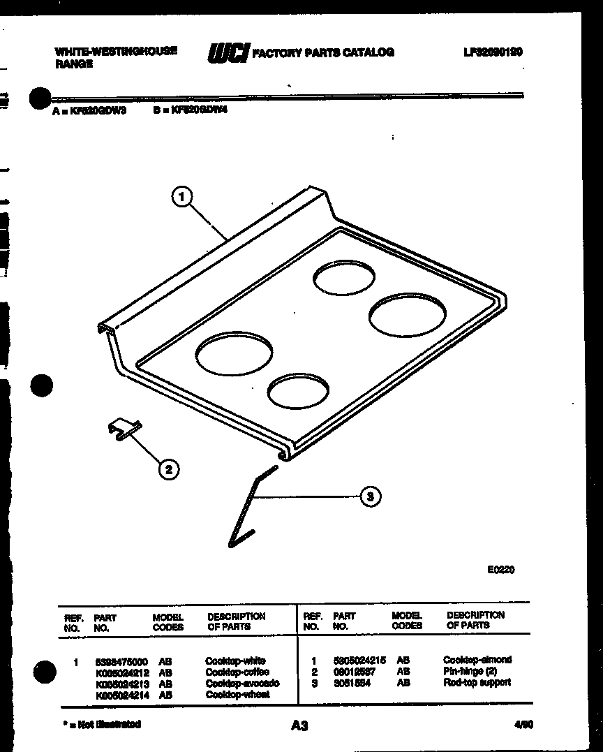 03 - COOKTOP PARTS