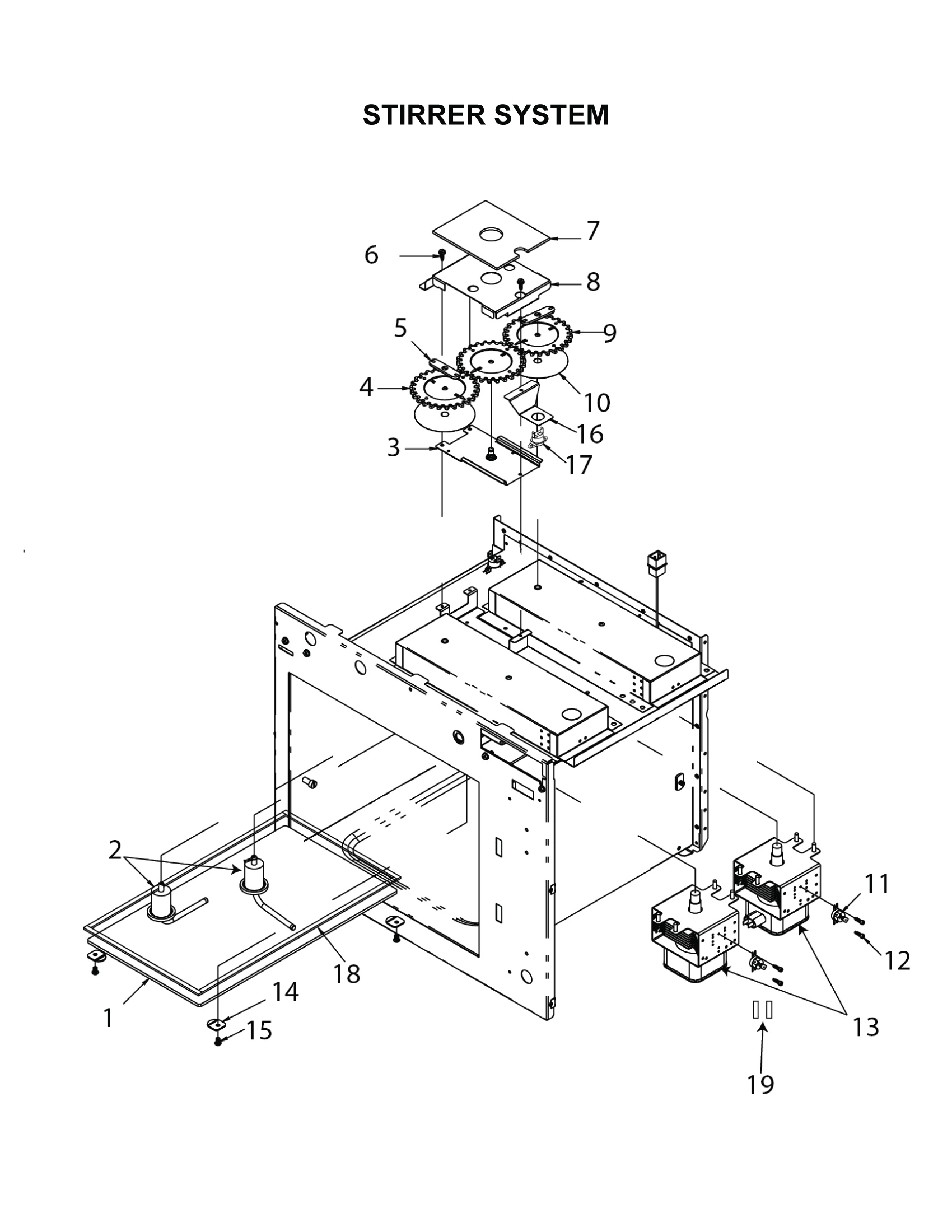 STIRRER SYSTEM / MAGNETRONS / TCO