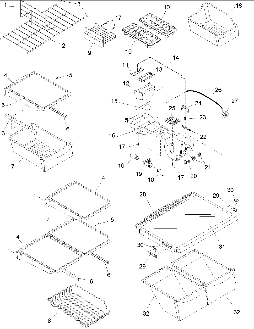 05 - Refrig. Shelving & Light