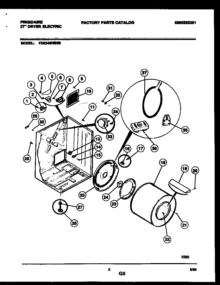 02 - CABINET AND COMPONENT PARTS