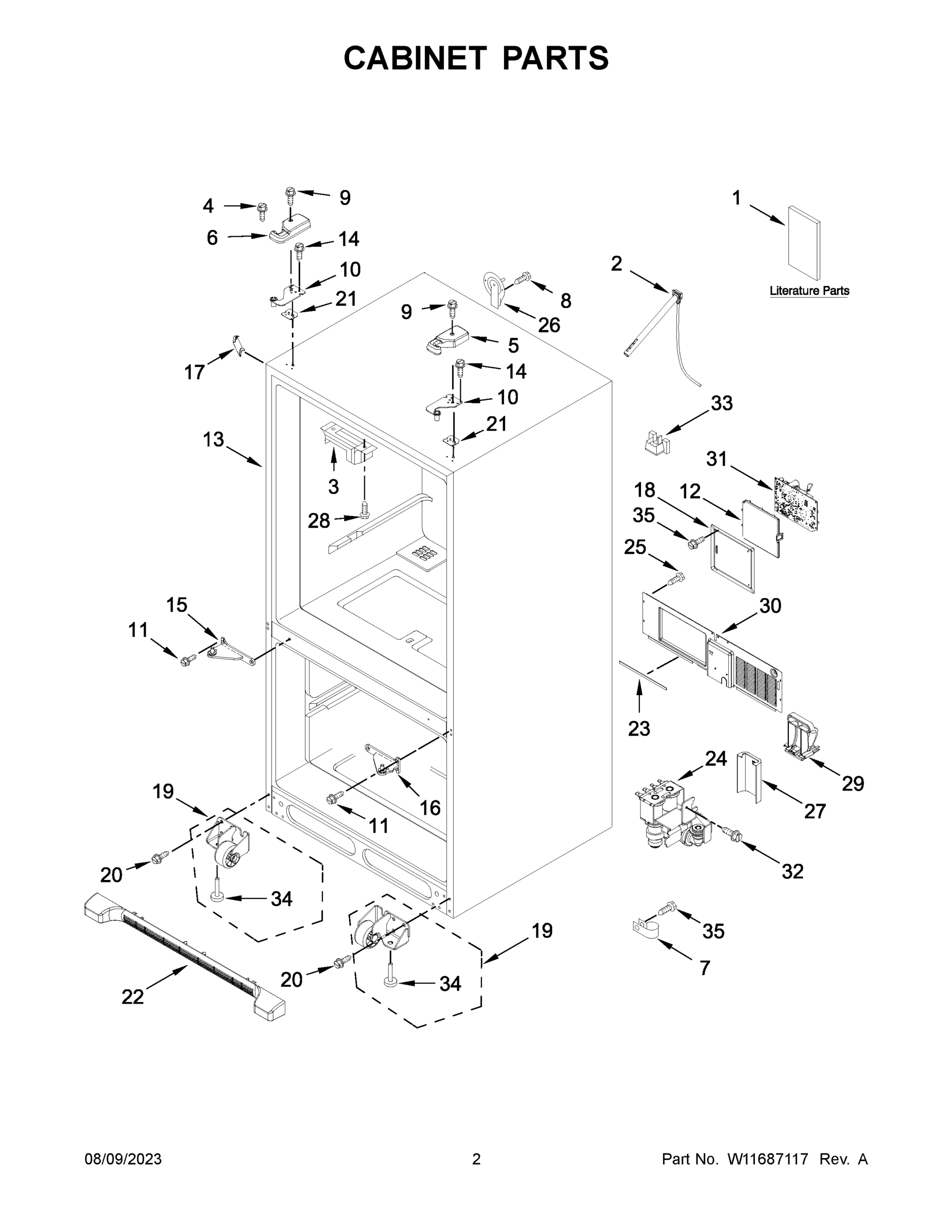 02 - CABINET PARTS