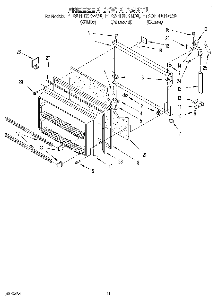 07 - FREEZER DOOR