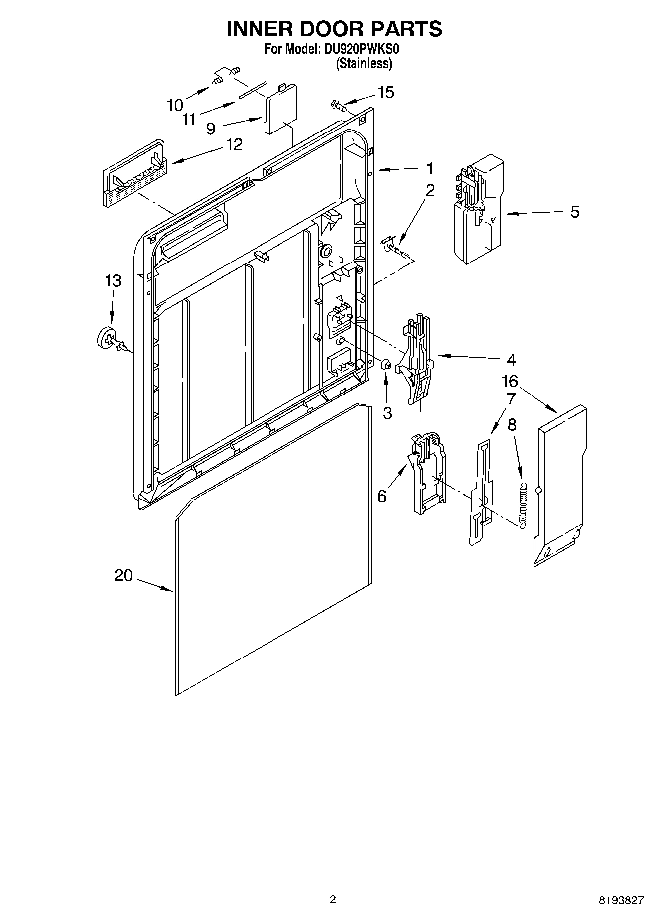 02 - INNER DOOR PARTS