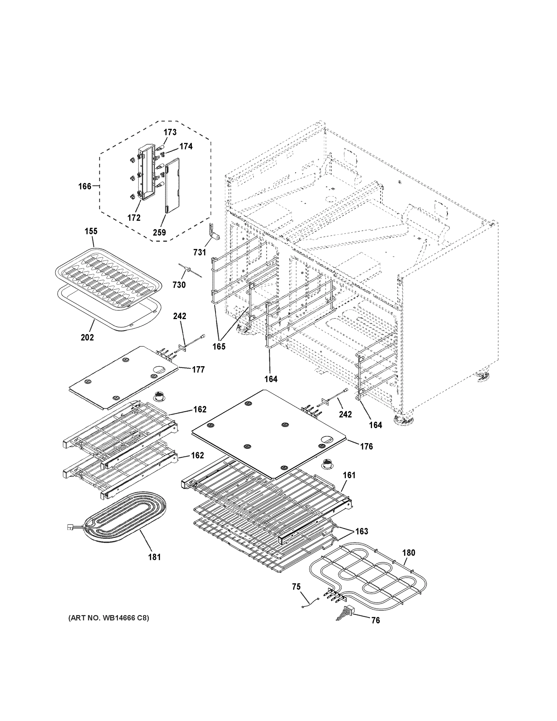 OVEN CAVITY PARTS