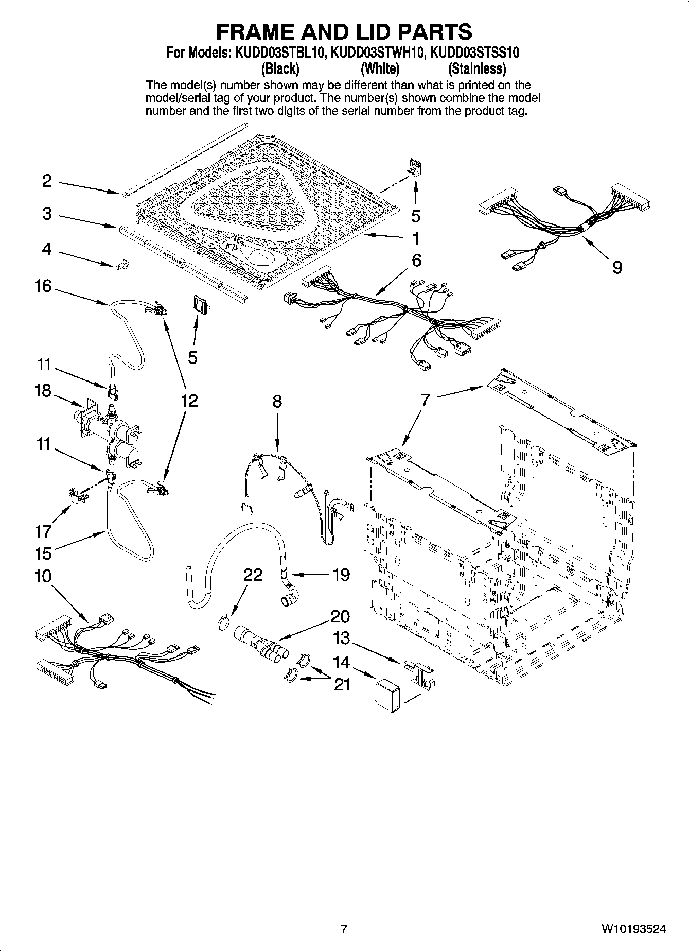05 - FRAME AND LID PARTS