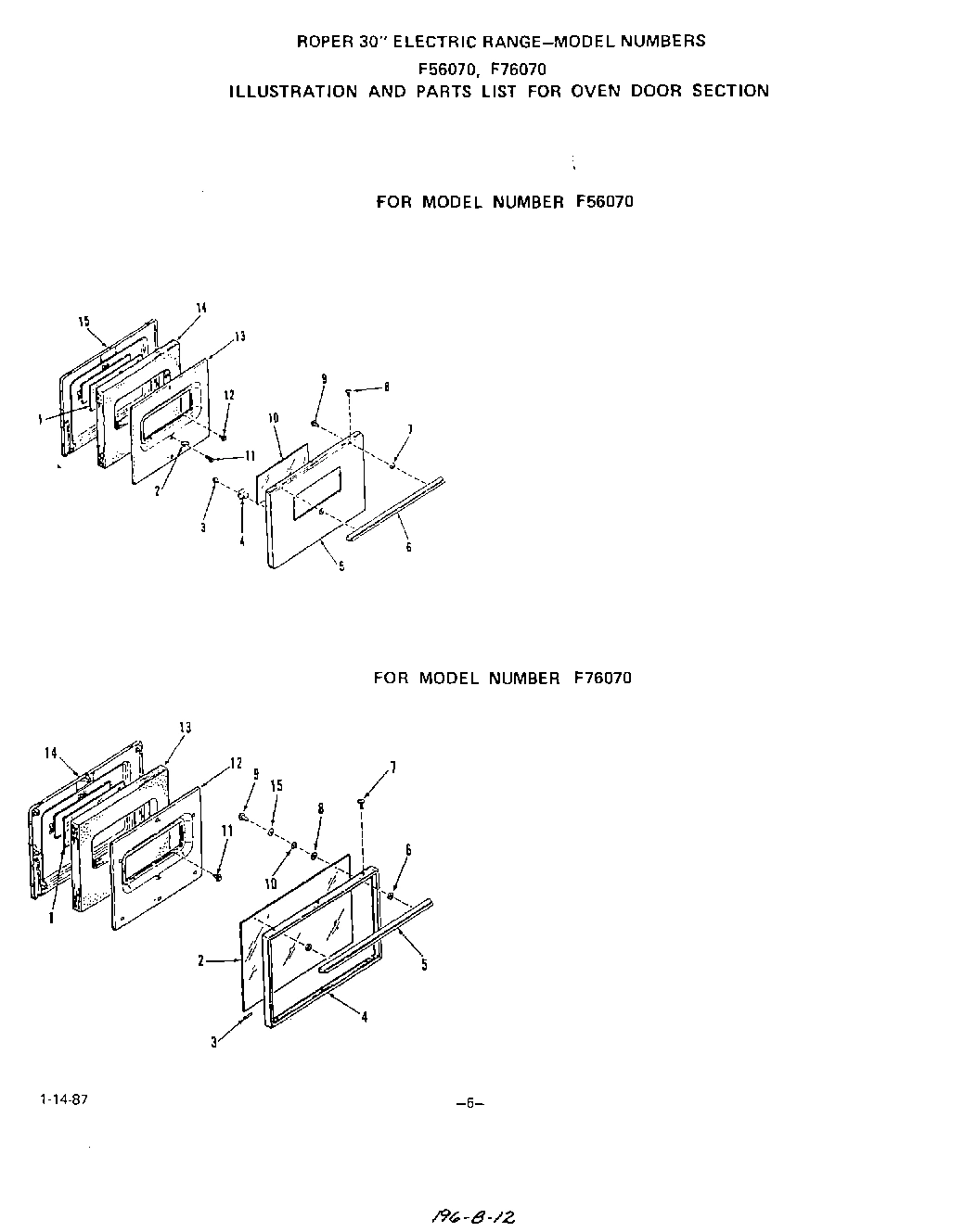 05 - F56070 , F76070