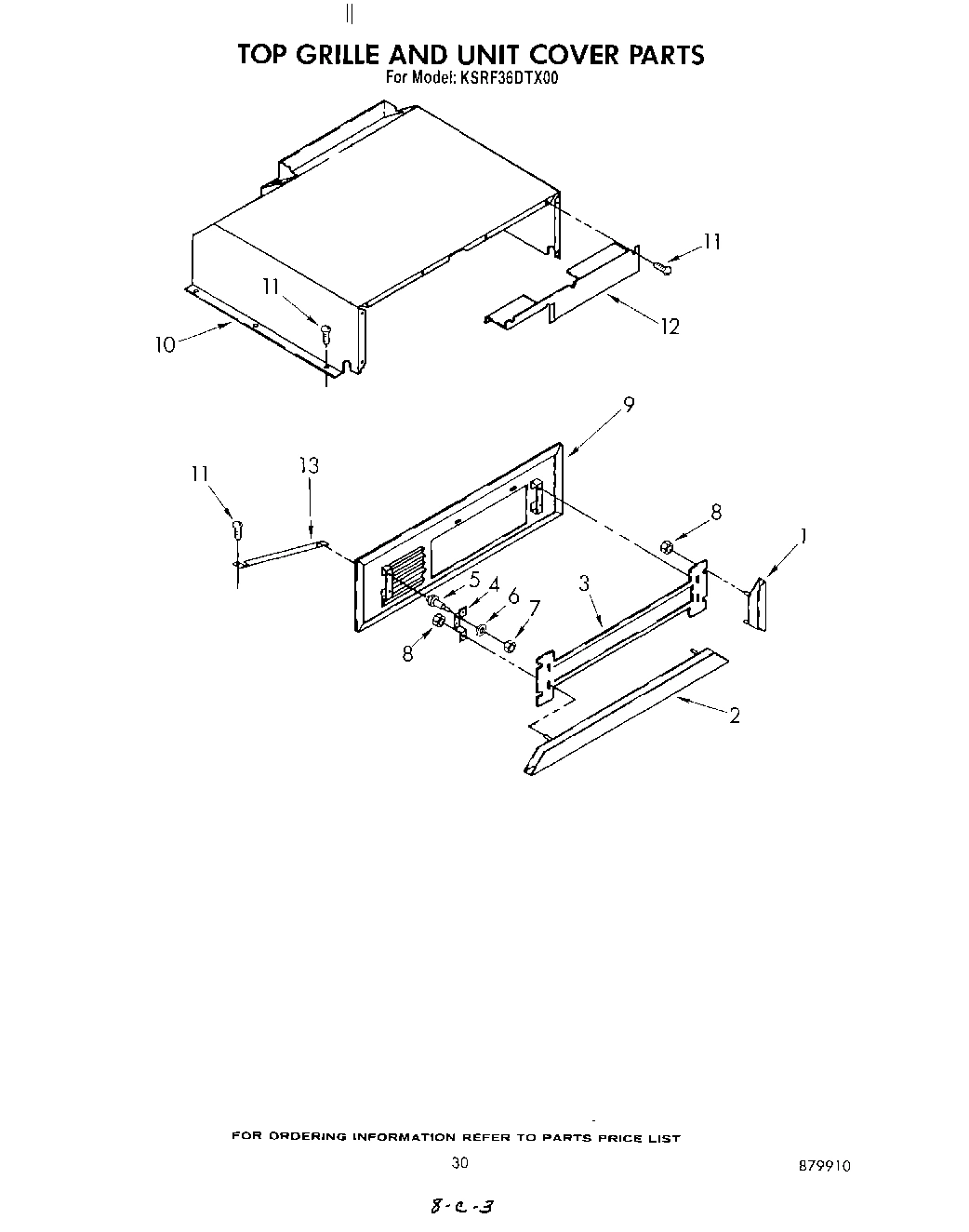 18 - TOP GRILLE AND UNIT COVER