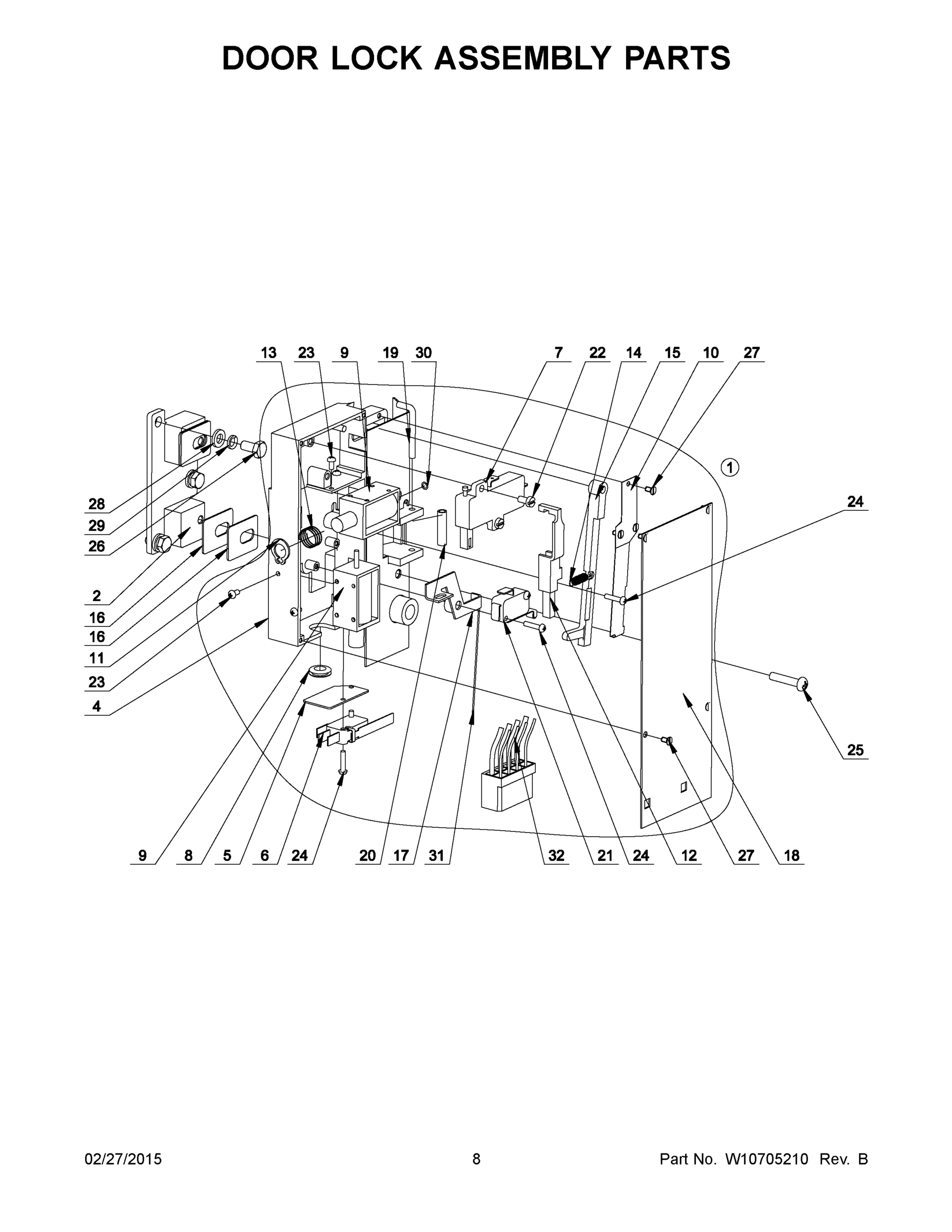 05 - DOOR LOCK ASSEMBLY PARTS