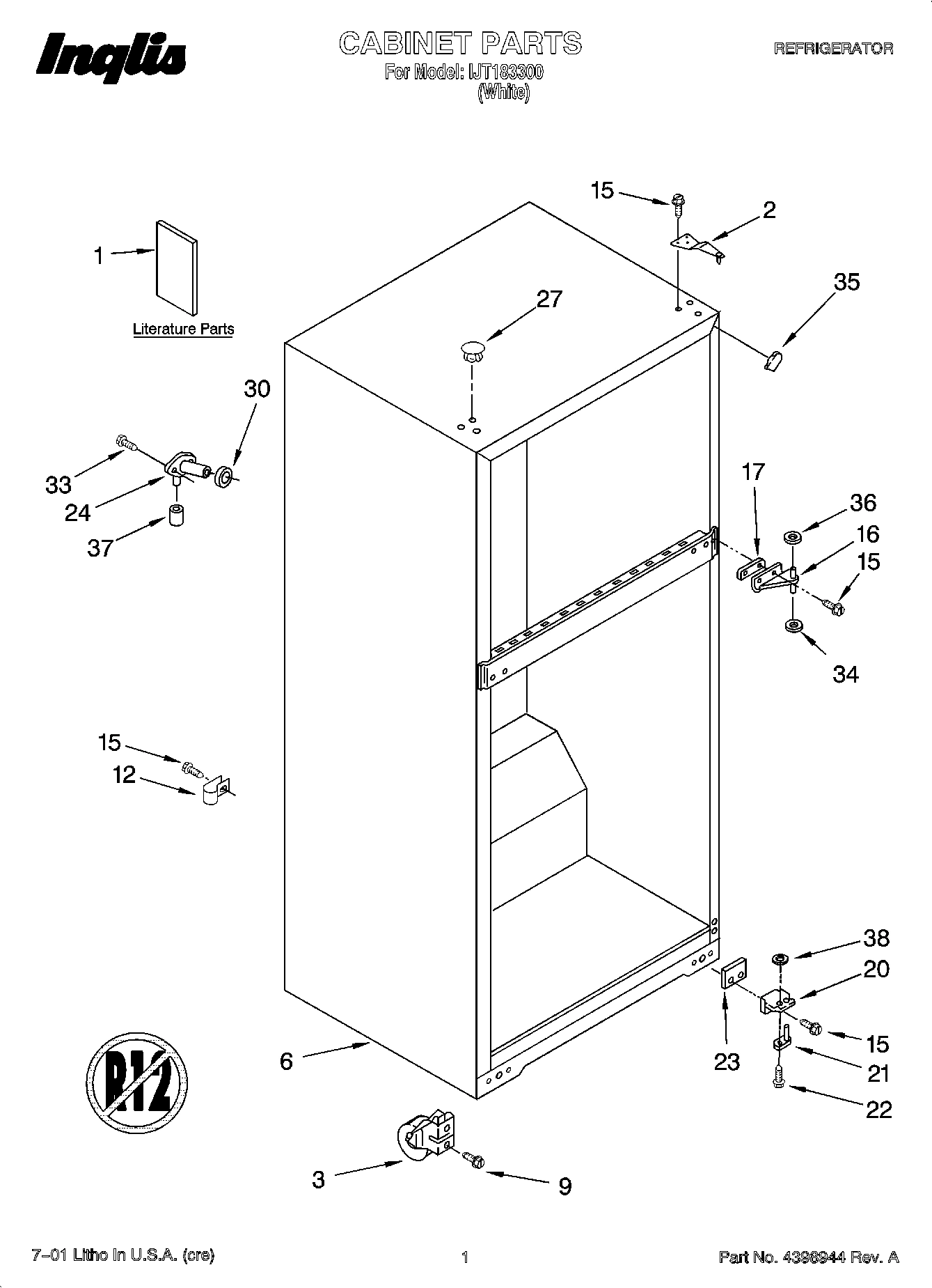 01 - CABINET PARTS