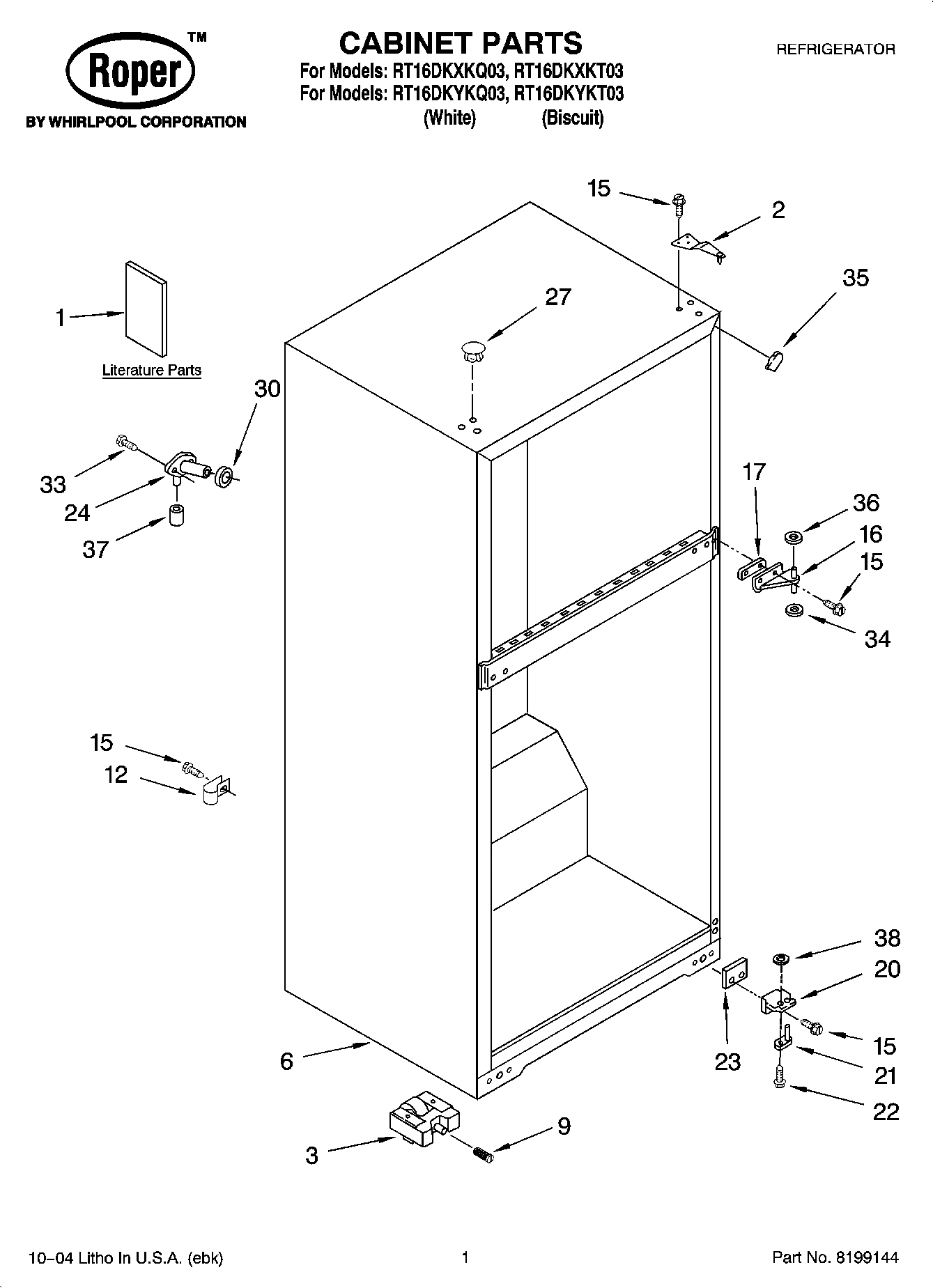 01 - CABINET PARTS