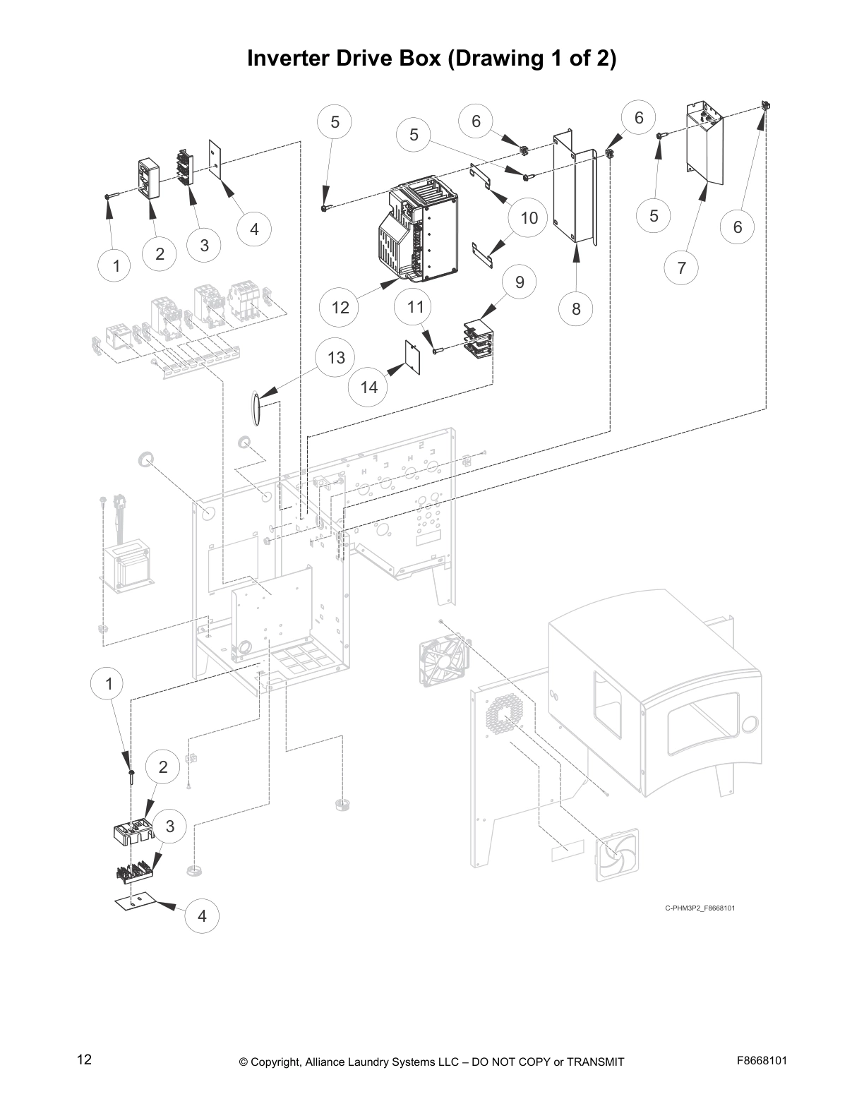 Inverter Drive Box (Drawing 1 of 2)
