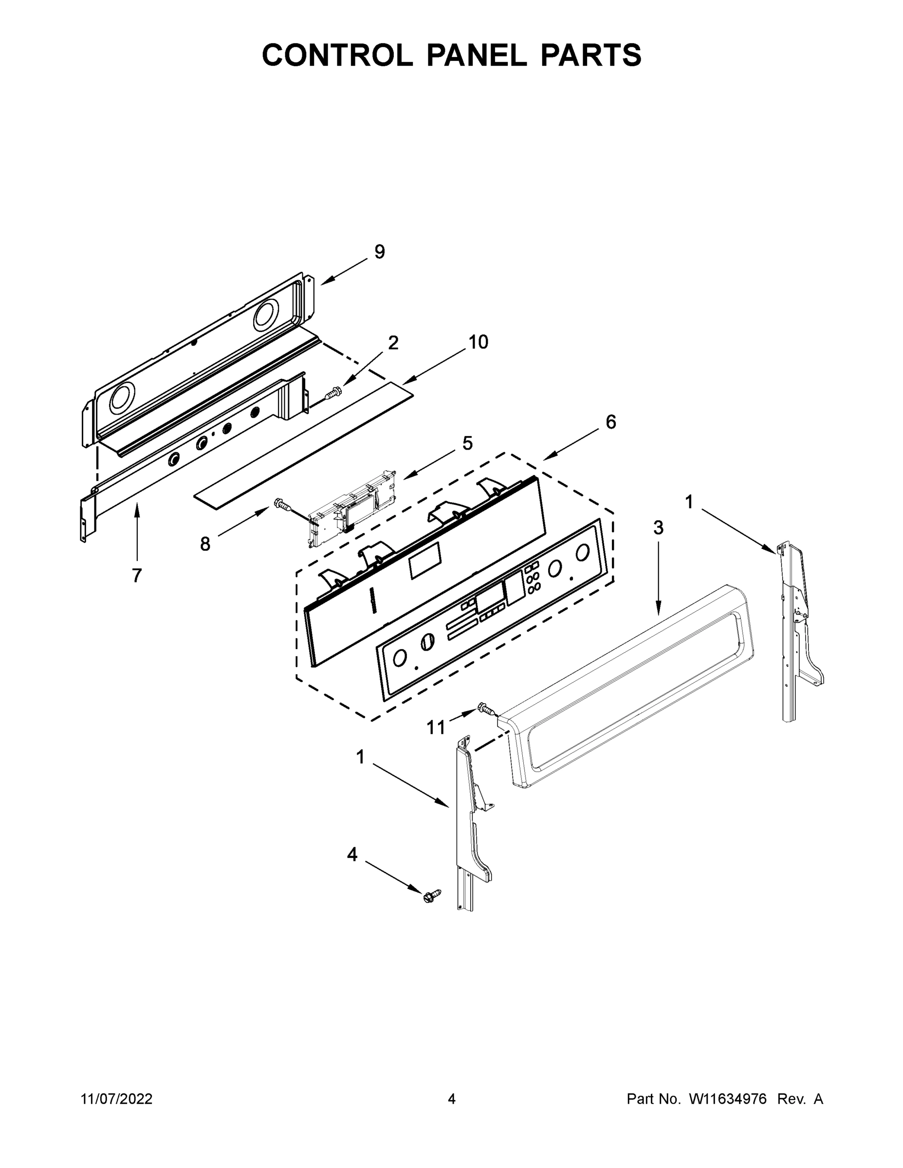 03 - CONTROL PANEL PARTS