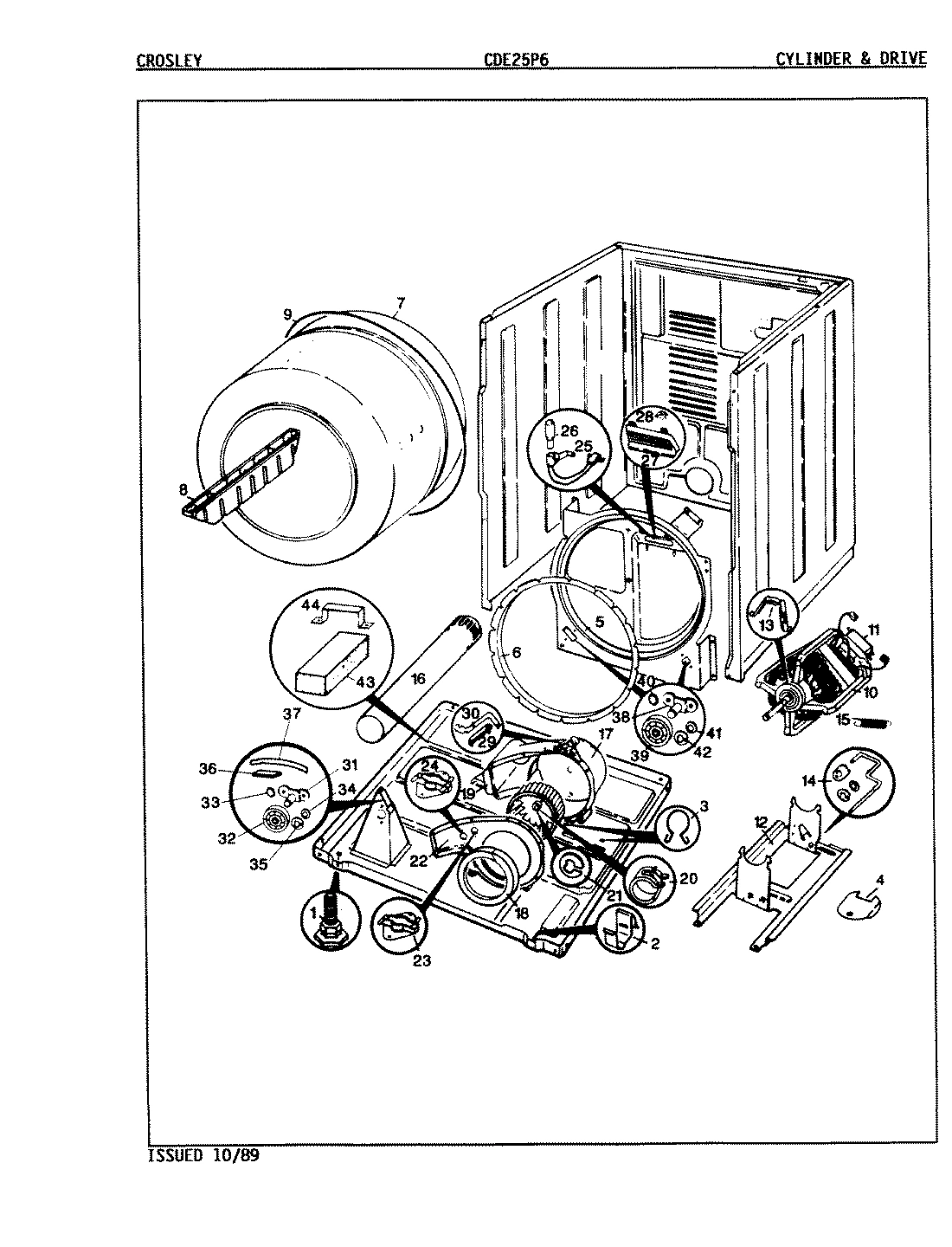 02 - CYLINDER & DRIVE (ORIG. & REV.A-C)