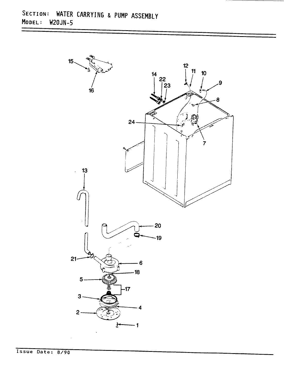 10 - WATER CARRY & PUMP (W20JN5)(REV. E)