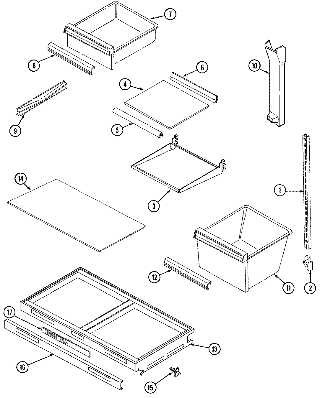 08 - SHELVES & ACCESSORIES
