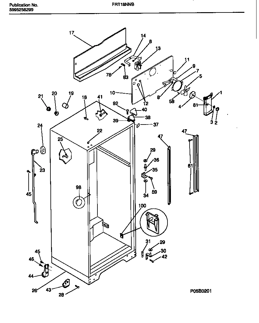 03 - CABINET W/FAN ASSEMBLY