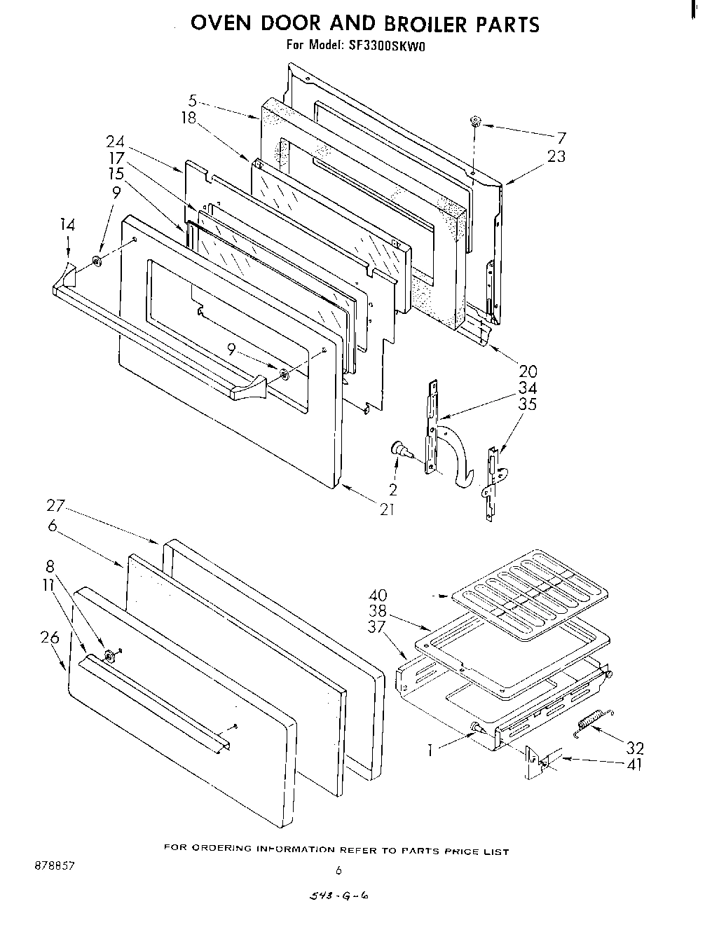 04 - OVEN DOOR AND BROILER