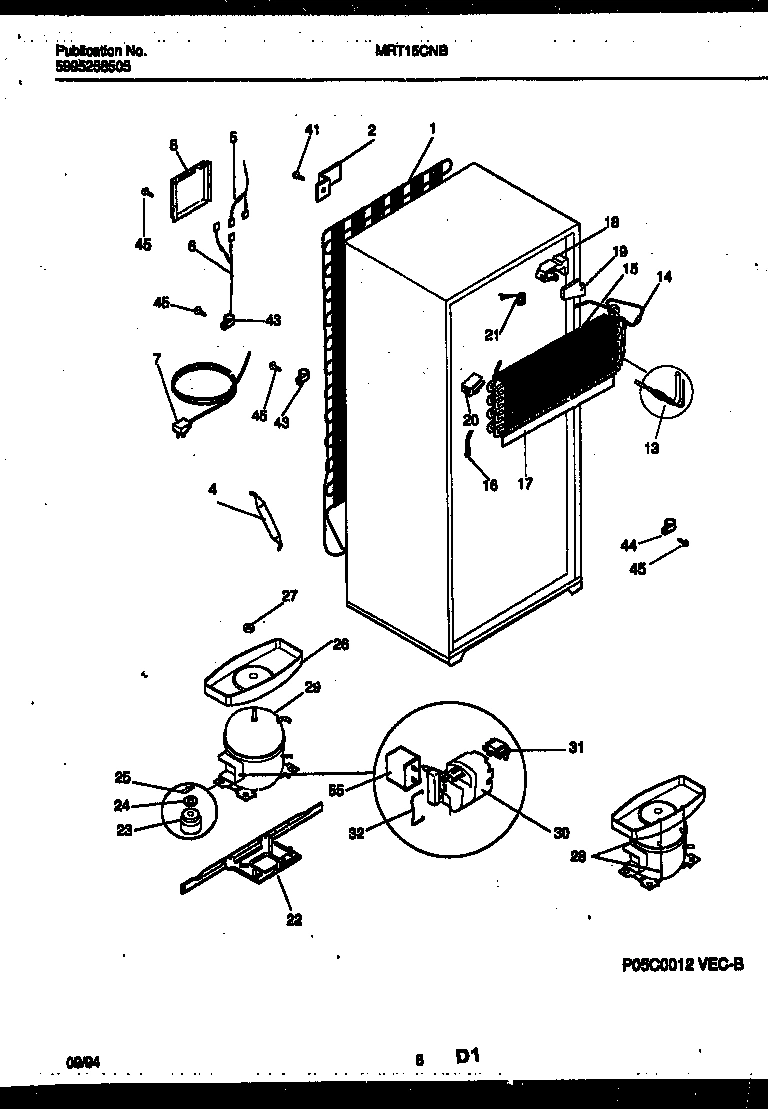 05 - SYSTEM AND AUTOMATIC DEFROST PARTS